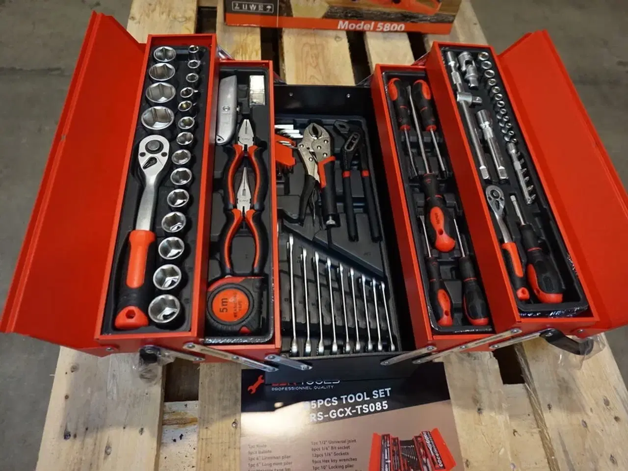 Billede 1 - Værktøjskasse BSN Tools RS-GCX-TS085 85 dele