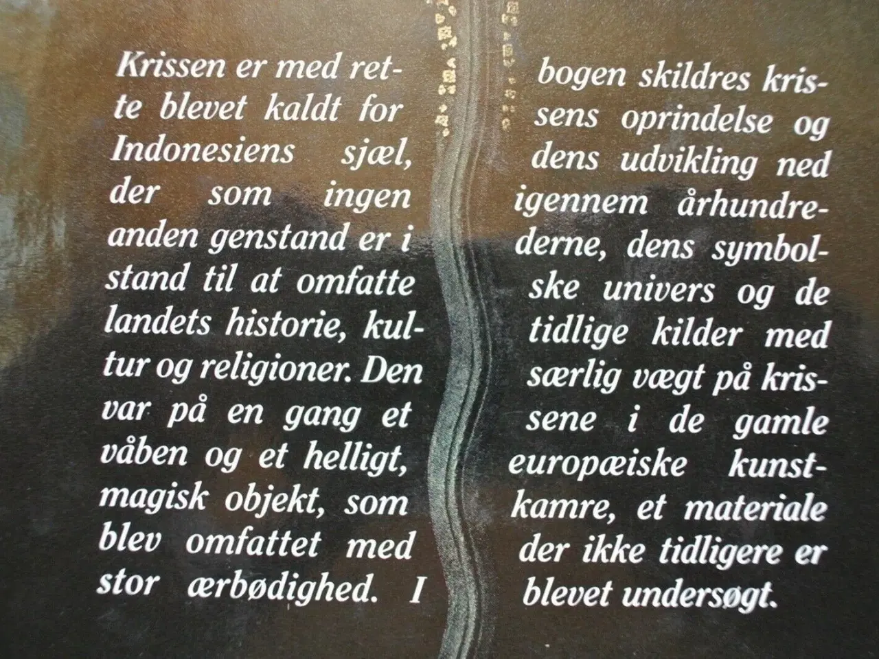 Billede 3 - den indonesiske kris - et symbolladet våben. vaabe