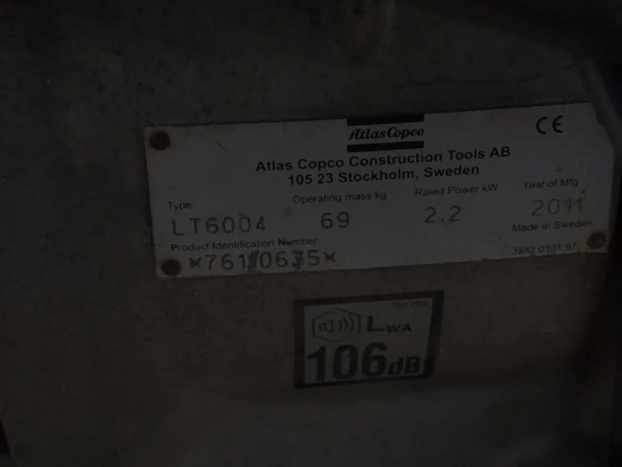Billede 8 - Stamper ATLAS COPCO LT6004