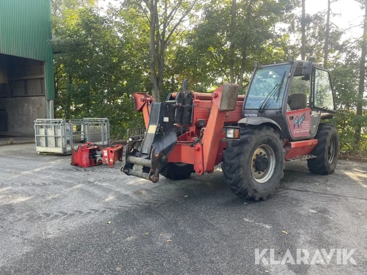 Billede 1 - Teleskoplæsser Manitou MT1745HSL med tilbehør