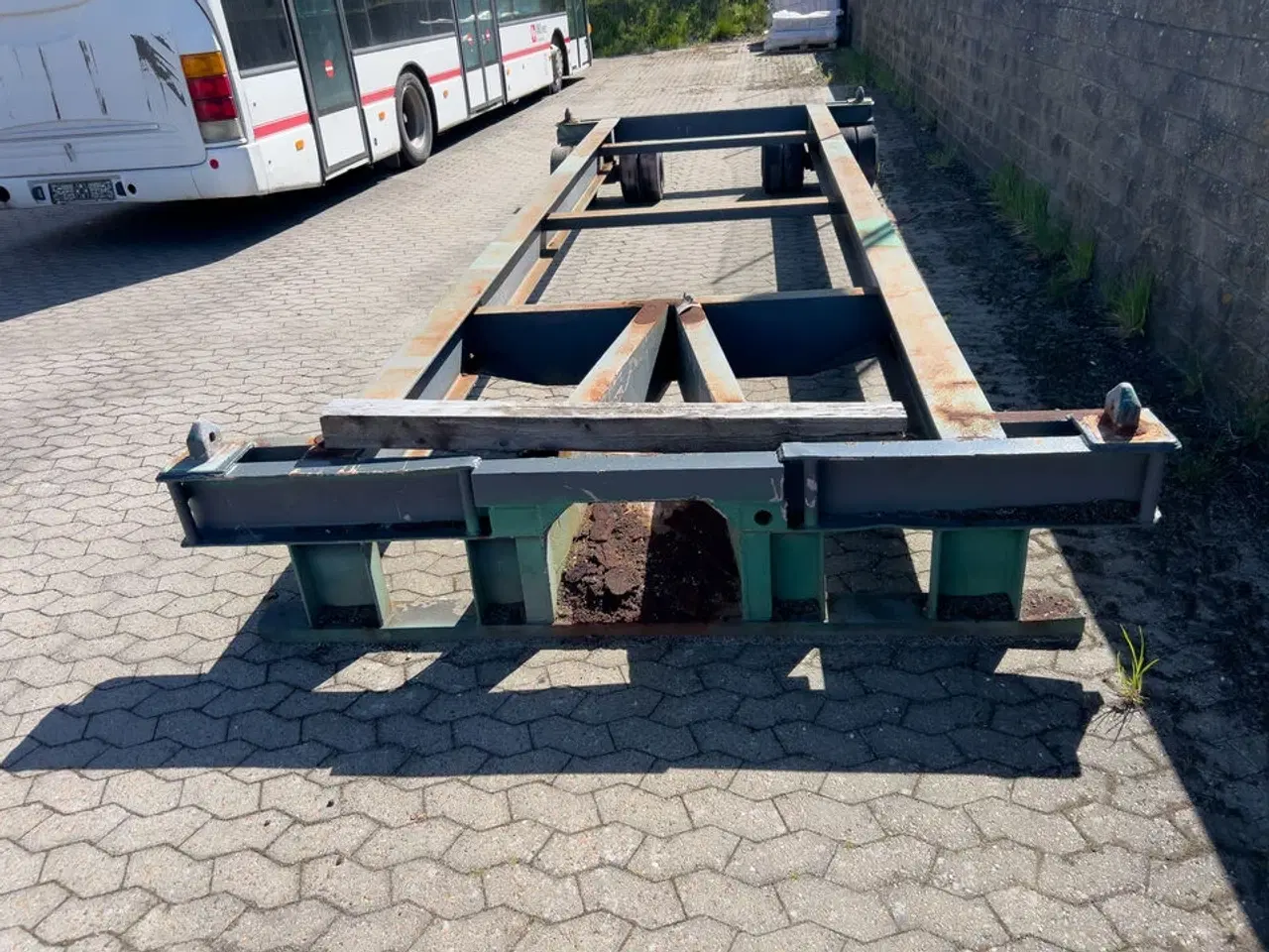 Billede 4 - Pladslad/vogn til container