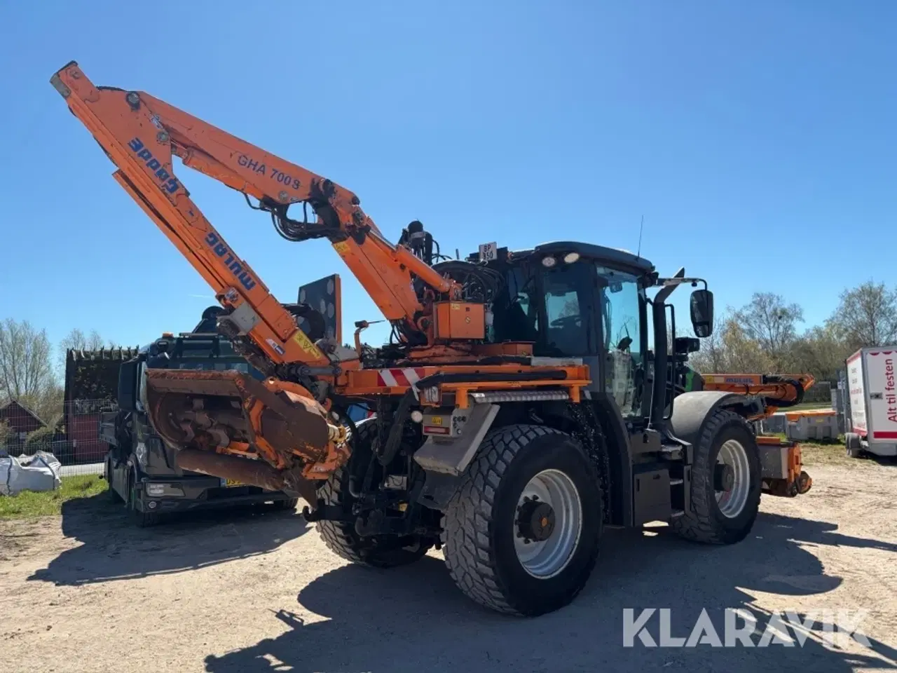 Billede 5 - Traktor JCB Fastrac med komplet MULAG klippeopsætning