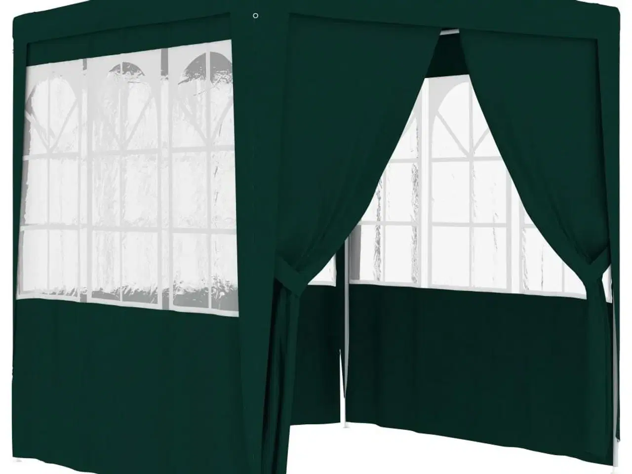 Billede 4 - Festtelt med sidevægge 2x2 m 90 g/m² grøn