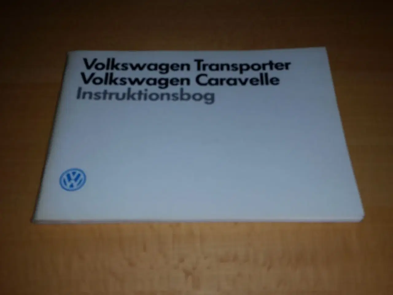 Billede 1 - Instruktionbog VW Transporter-Caravelle.