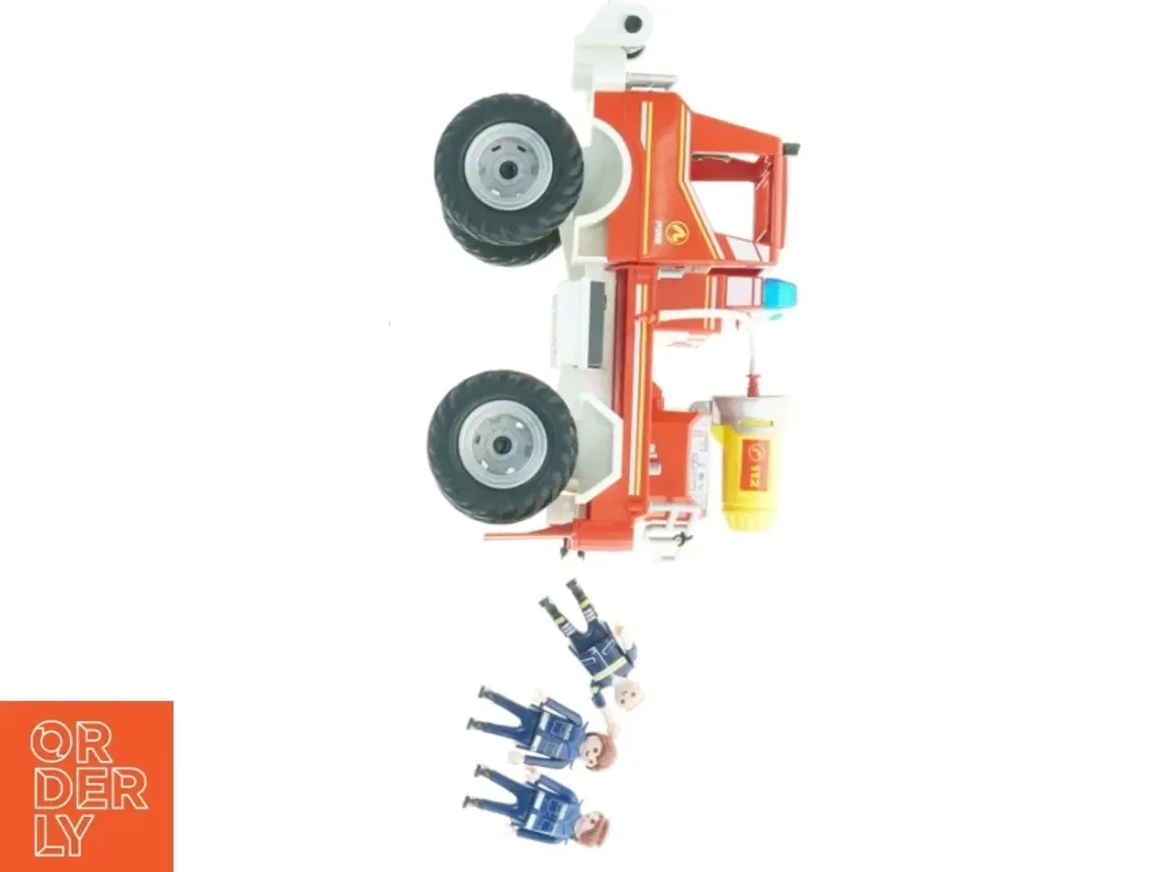 Billede 3 - Brandbil legetøjssæt med figurer fra Playmobil (str. 25 x 12 cm)