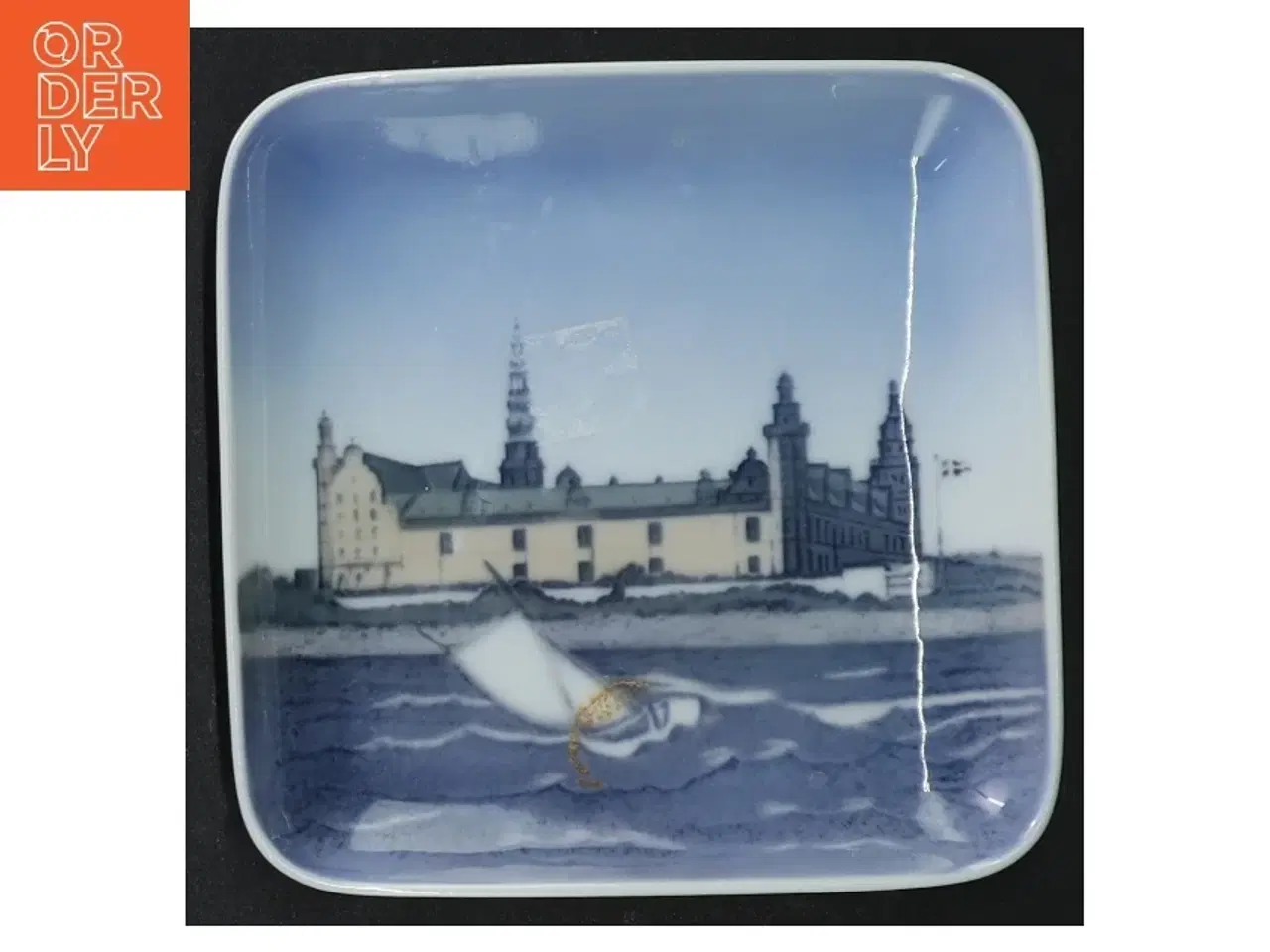 Billede 1 - Kronborg askebæger fra B&G (str. 12,5 x 2,5 cm)