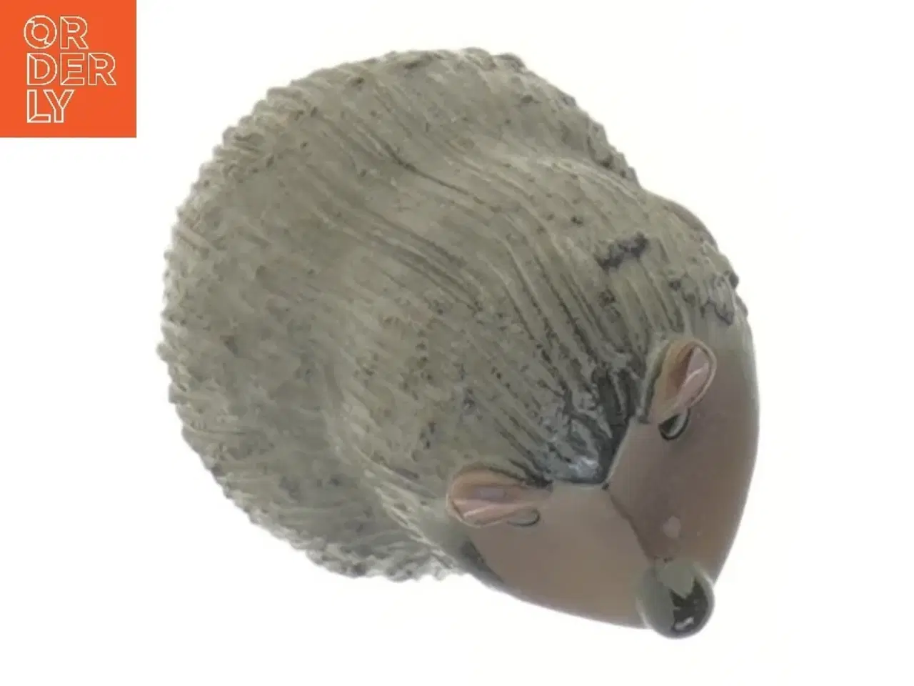 Billede 2 - Dekorativ pindsvinfigur i keramik (str. 8 cm)