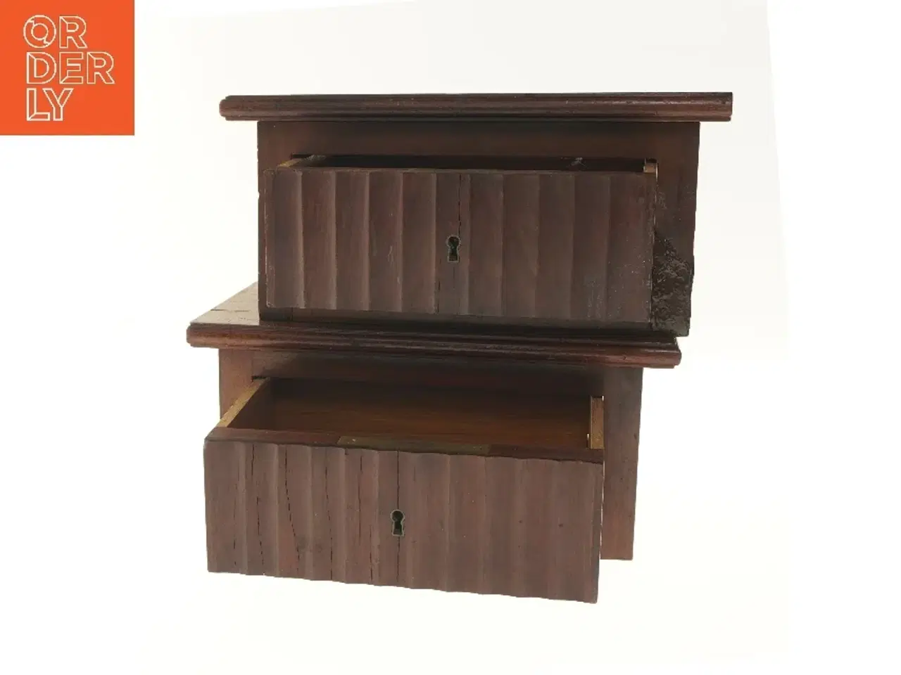 Billede 5 - Træ Sengeborde skuffer (str. 2 stk 36x20,5x16,5 cm)