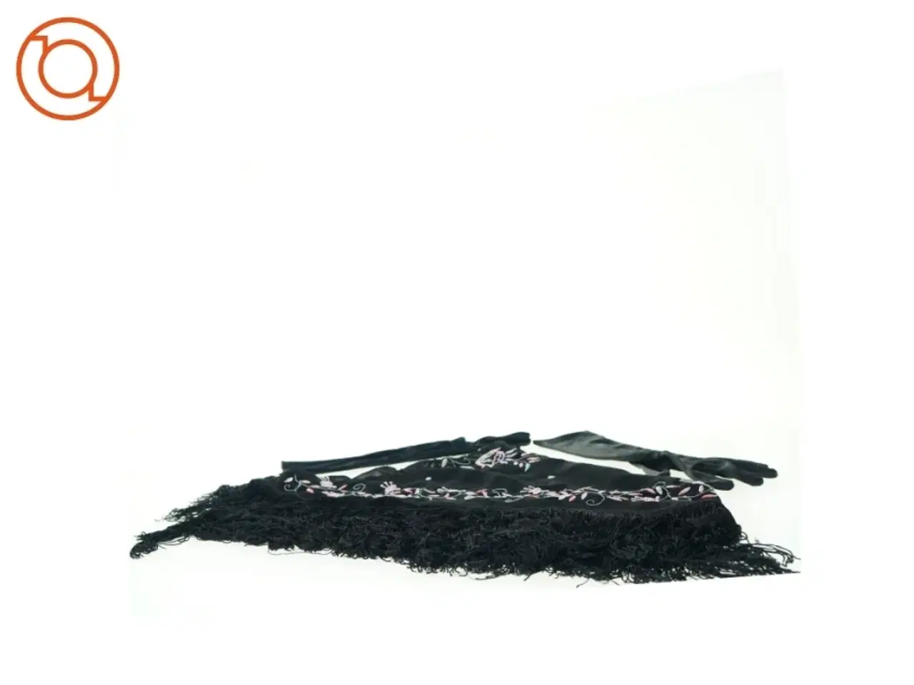 Billede 2 - Sjal og lange handsker (str. 37 x 9 cm 155 x 70 cm)