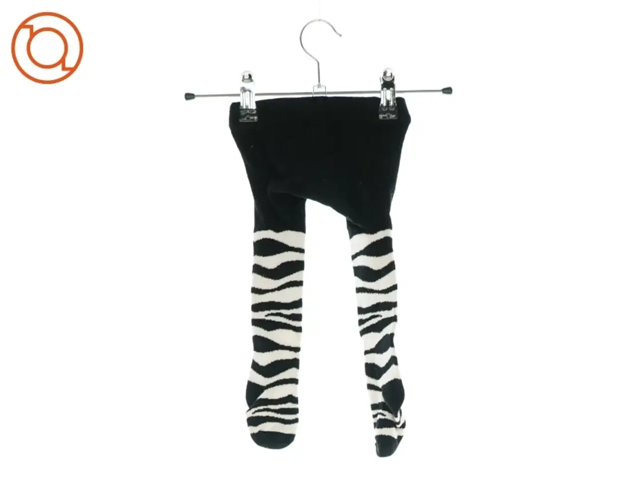 Billede 1 - Stribede strømpebukser (str. 0 til 1 mdr)