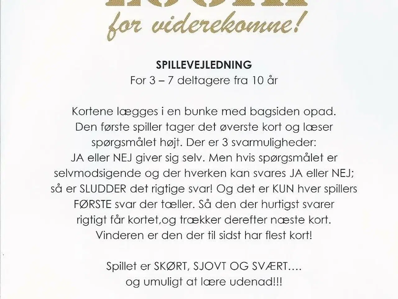 Billede 2 - Logik for viderekommende, Danspil, quizspil