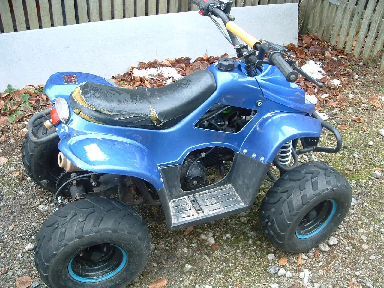 Billede 3 - blå børne atv 110ccm