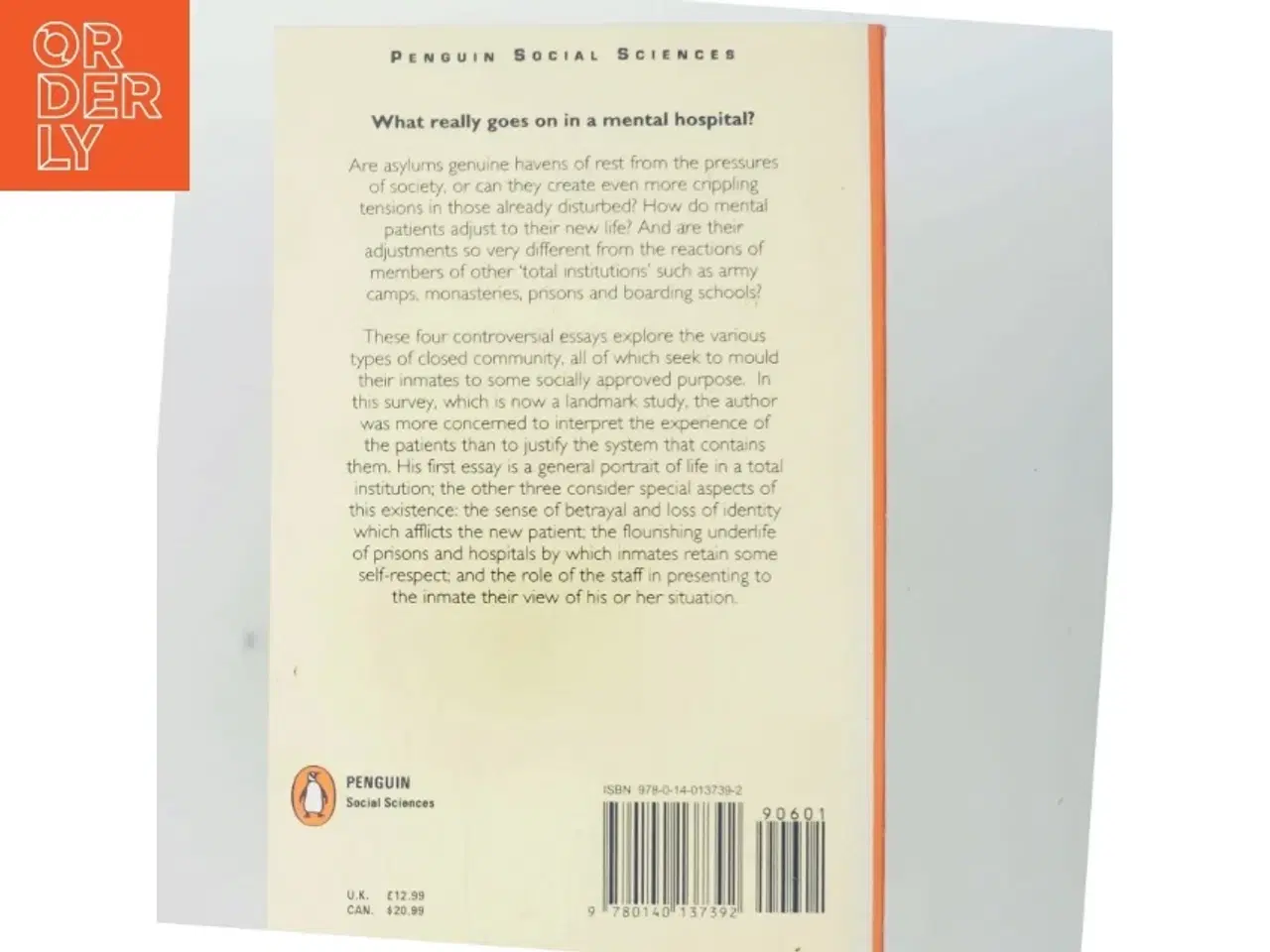 Billede 3 - Asylums af Erving Goffman (Bog)