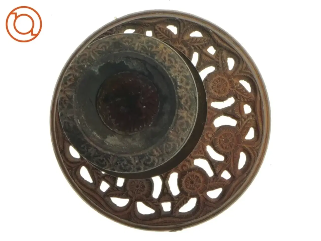 Billede 6 - Støbejerns lysestage (str. 25 x 10 cm)