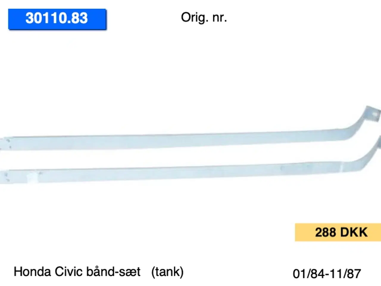 Billede 3 - Nye Honda Civic tank m.m.