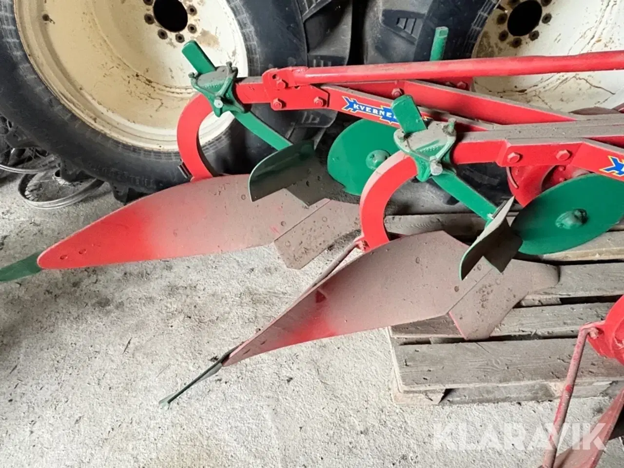 Billede 9 - Veteranplov Kverneland MA 3-furet med rulleskær og forplov