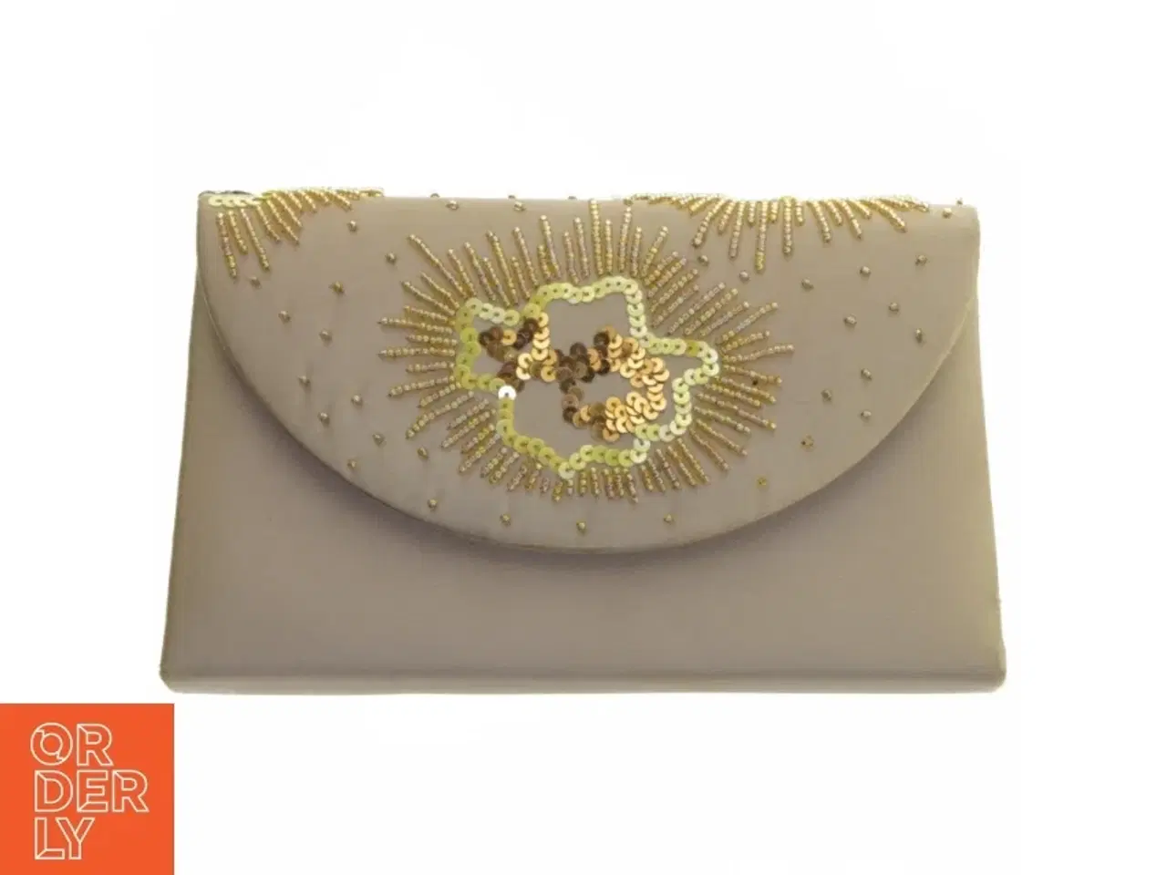Billede 1 - Broderet clutch taske (str. 20x12 cm)