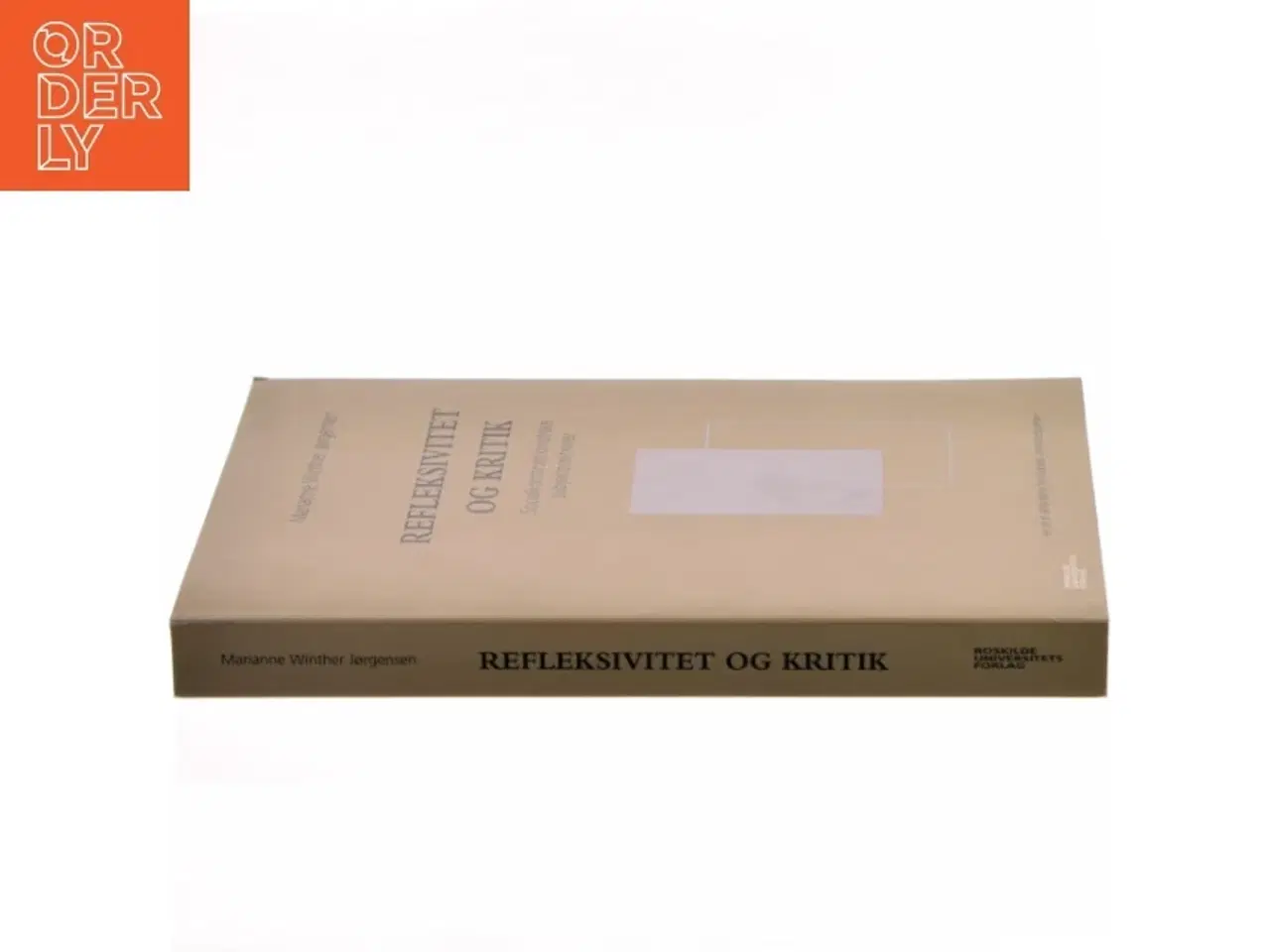 Billede 2 - Refleksivitet og kritik af Marianne Winther Jørgensen (Bog)
