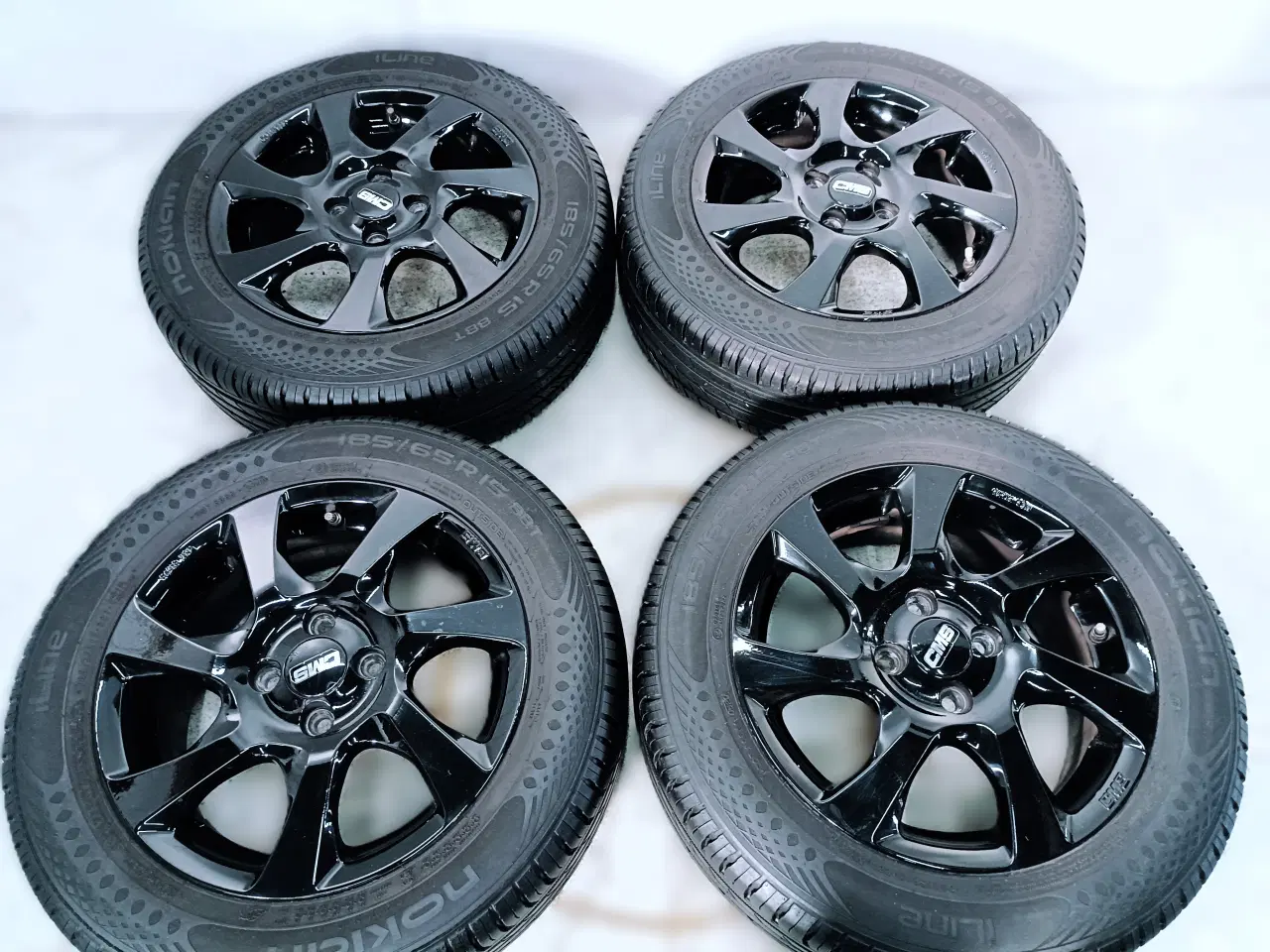 Billede 5 - 4x100 15" ET50 nav 67,5ø CMS sommersæt inkl.TPMS