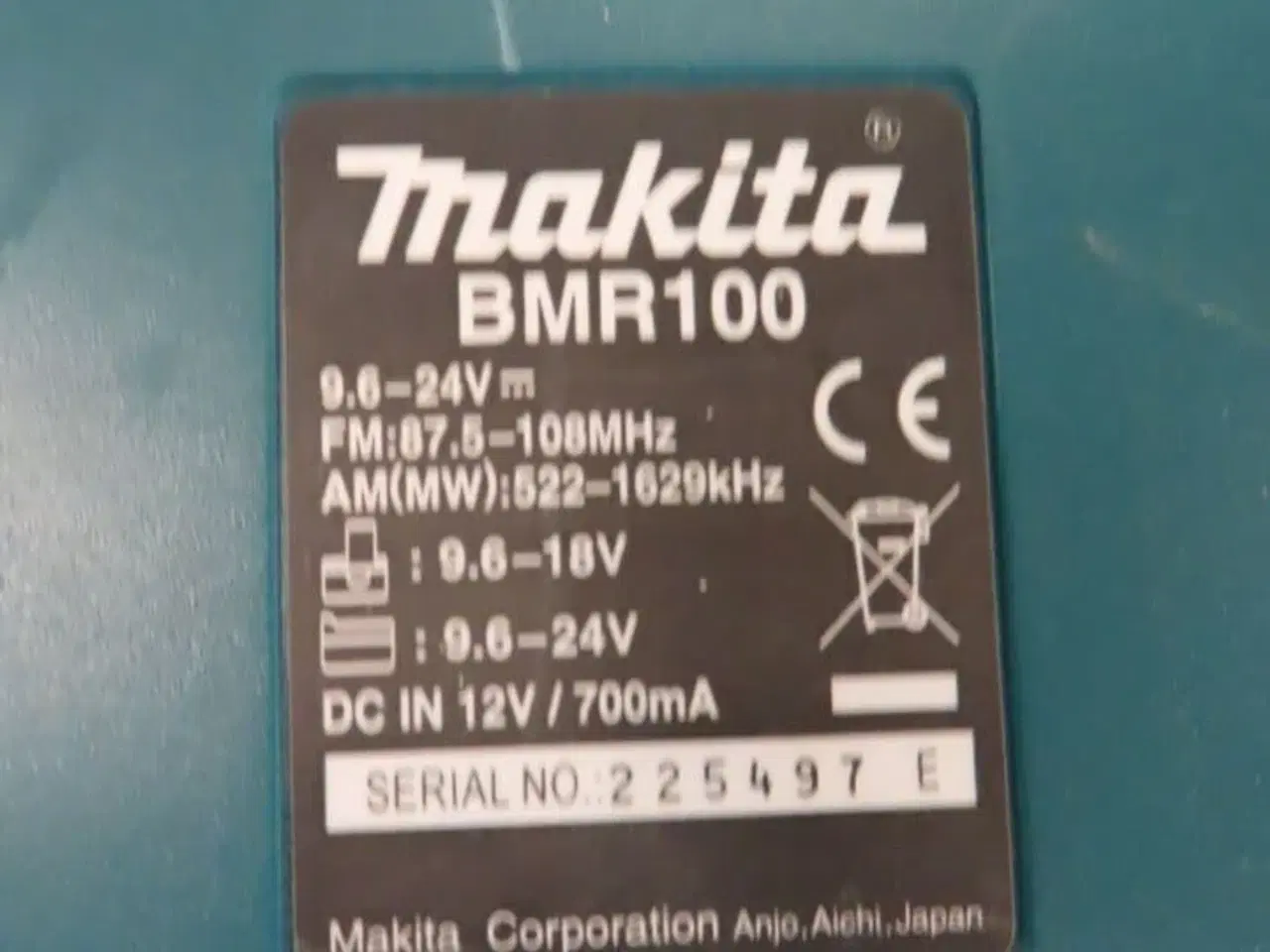 Billede 4 - Arbejdsradio samt akku-støvsuger MAKITA