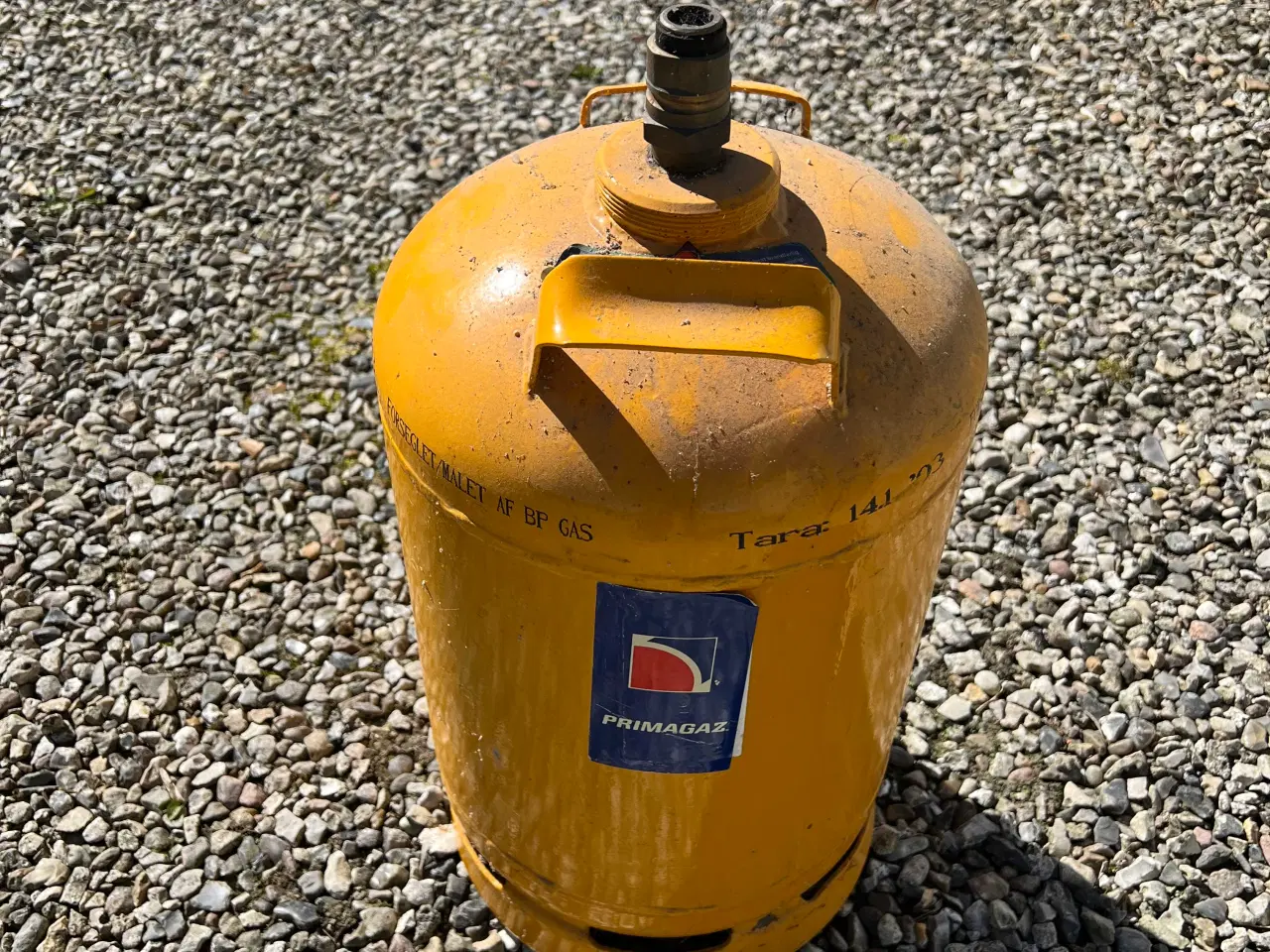 Billede 1 - 2 gasflasker i jern på 10 kg 