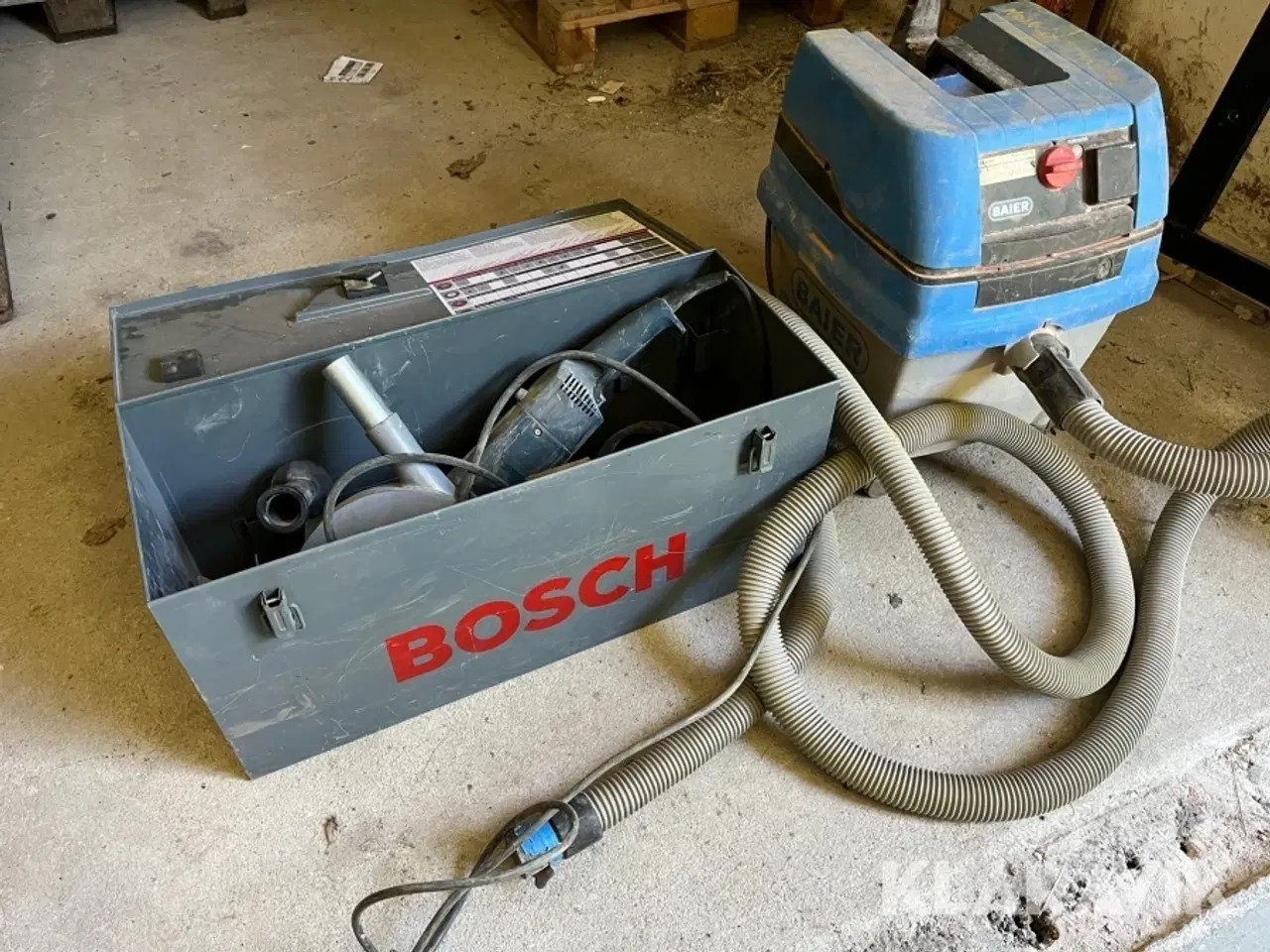Billede 1 - Diamantskærer Bosch GNF 65A med støvsuger