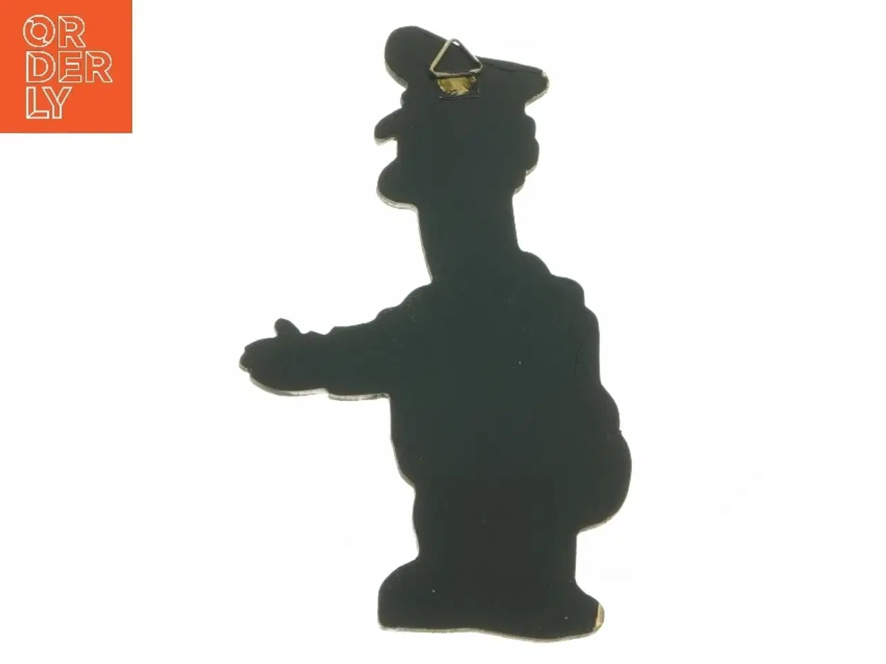 Billede 3 - Træfigur af postbud med knage (str. 17 cm)