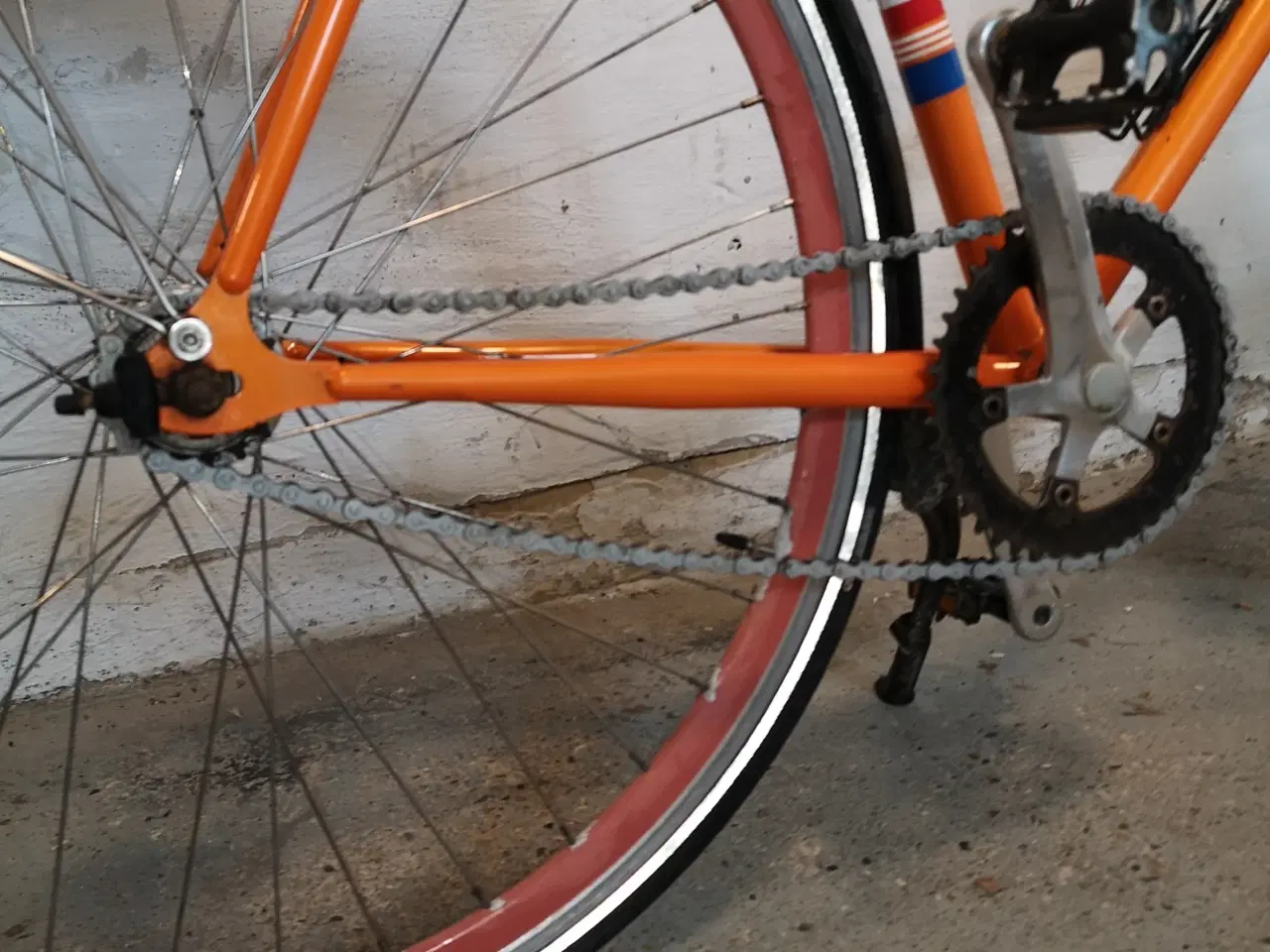 Billede 12 - MBK 28" 58 cm Orange REPLICA  1 gear , 2 nye dæk, 