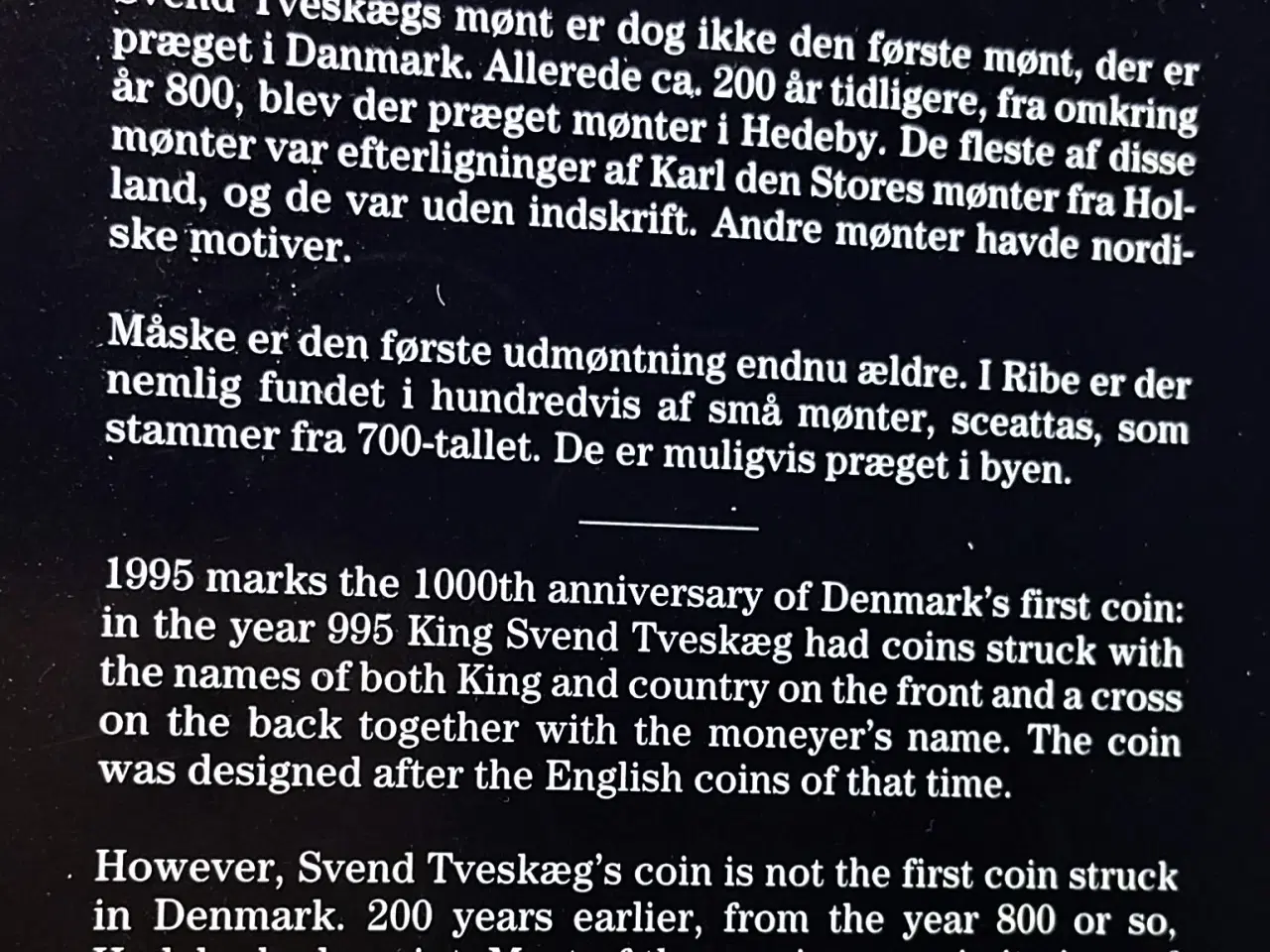 Billede 4 - DET KGL MØNTSÆT 1995 med 20 kr krone 1995 1000 År!