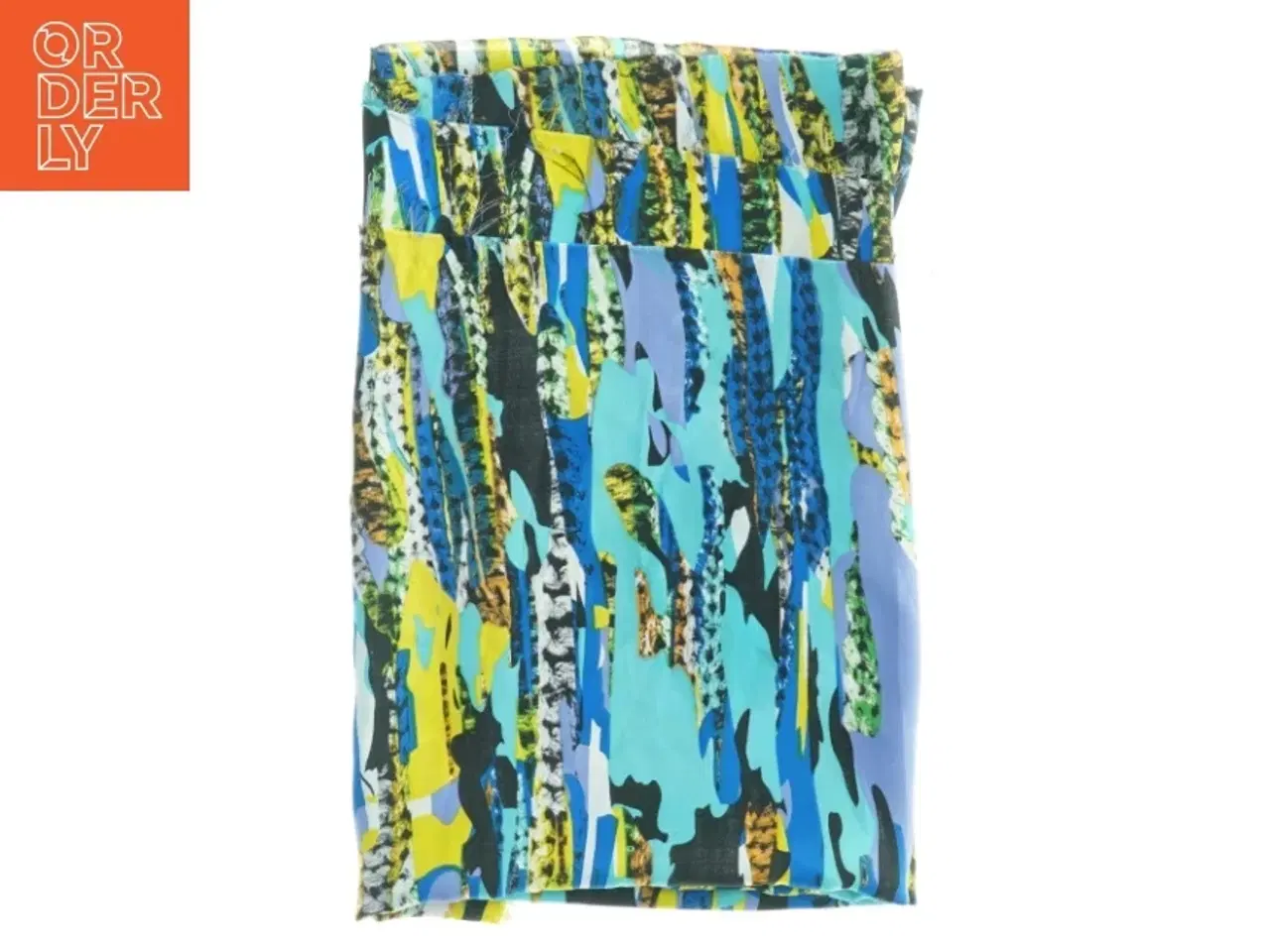 Billede 1 - Farverigt stof (str. 69 x, 150 cm)