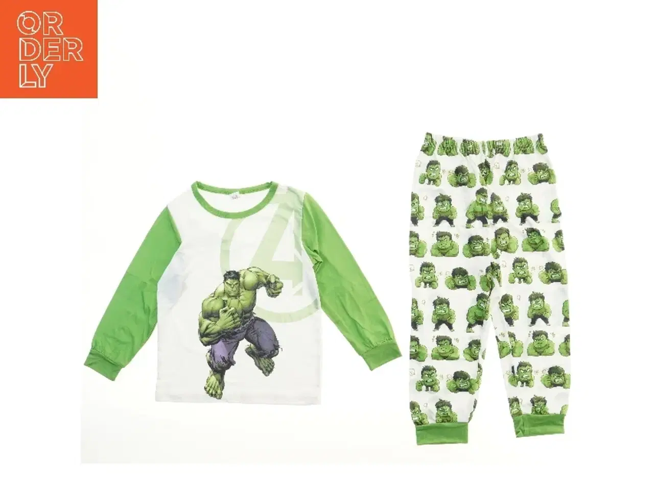 Billede 1 - Superhelte pyjamas med Hulk motiv (str. 110)