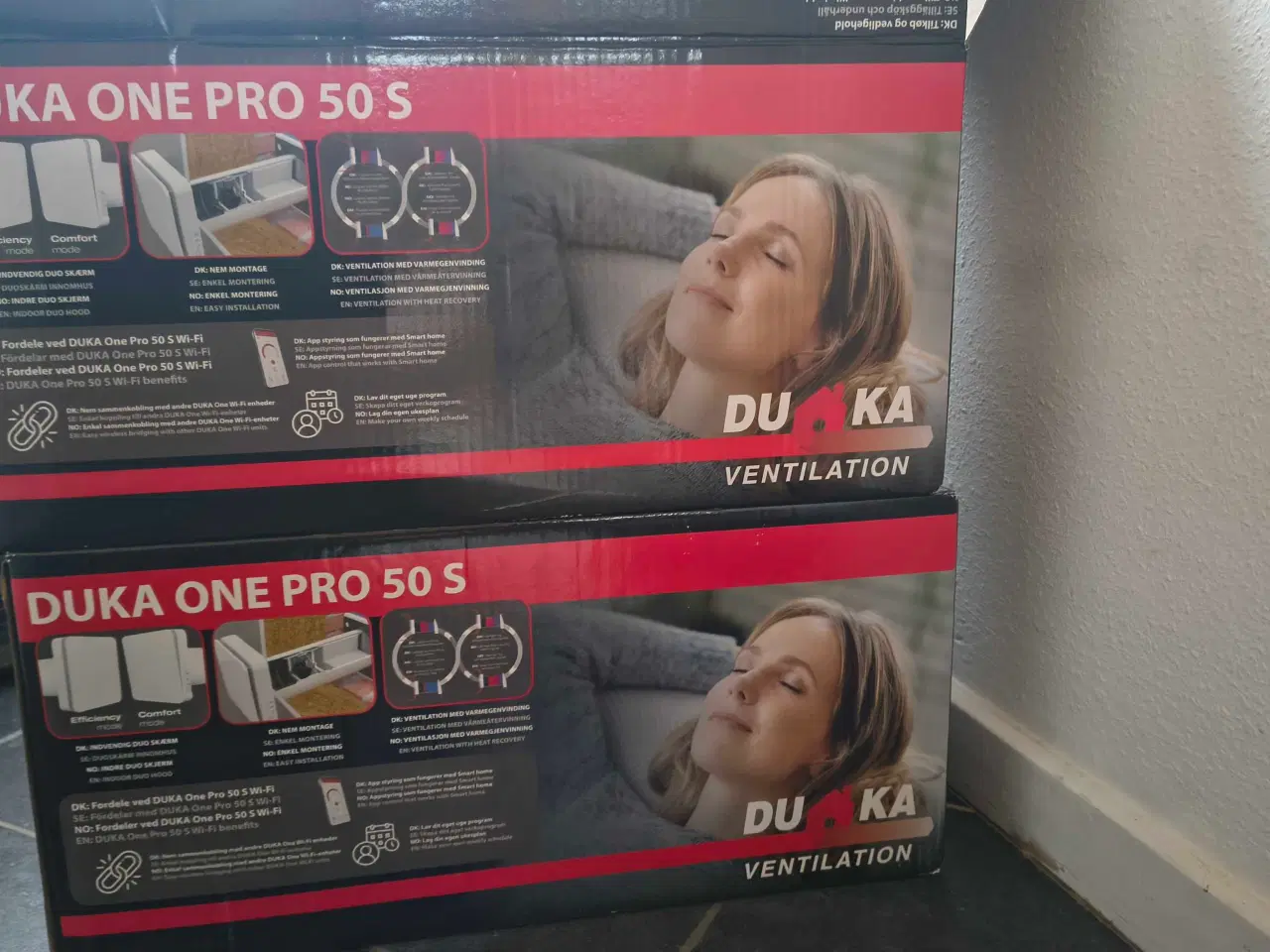 Billede 2 - 2 stk. DUKA One Pro 50 S – nye i kasse – varmegenv