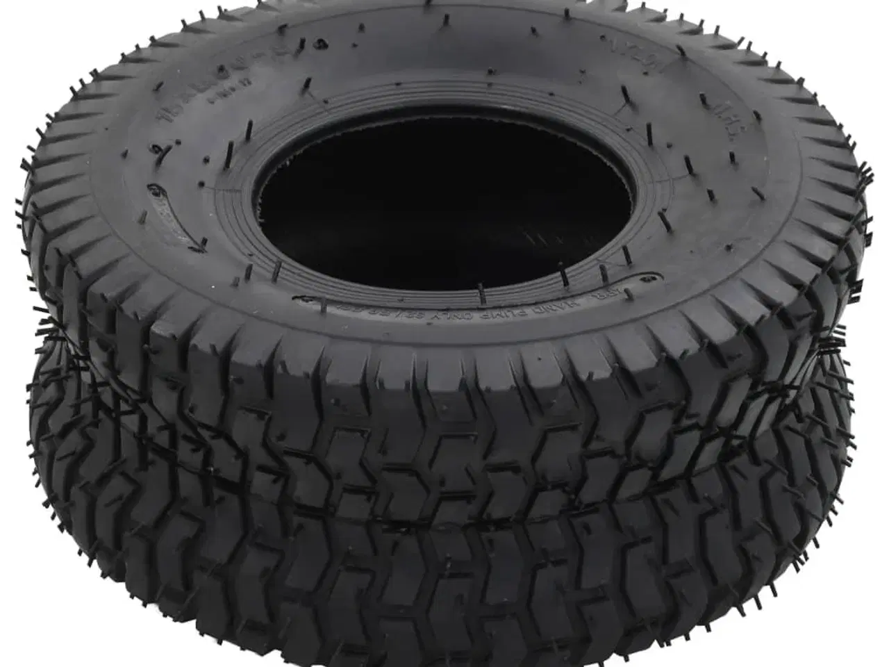 Billede 4 - Trillebørsdæk 2 stk. 15 x 6.00-6 4PR gummi