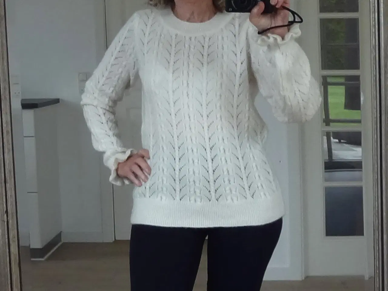 Billede 3 -   Bluse, Vero Moda Sweater, str. 36, Hvid,  