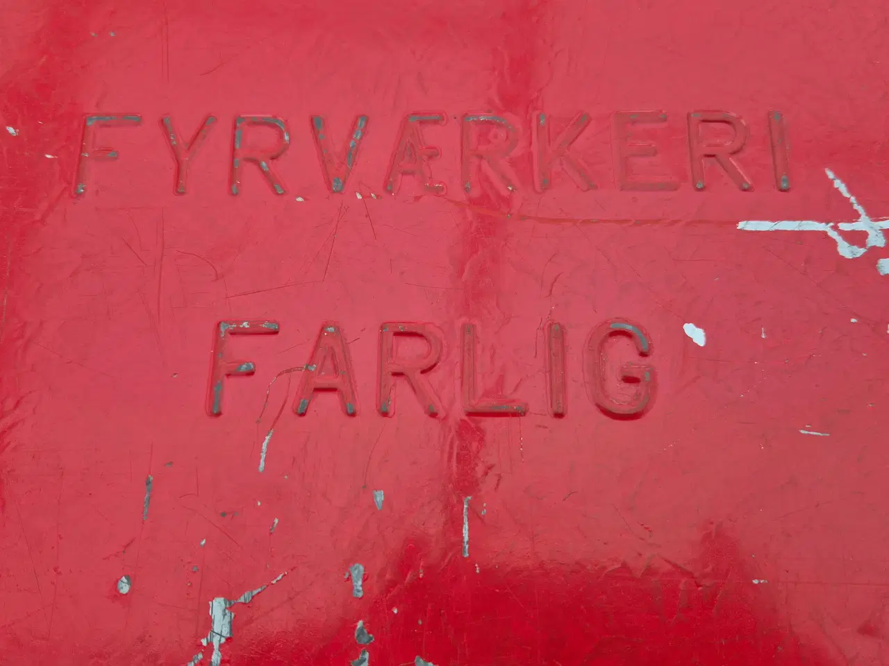 Billede 2 - Fyrværkeri metal kasse retro