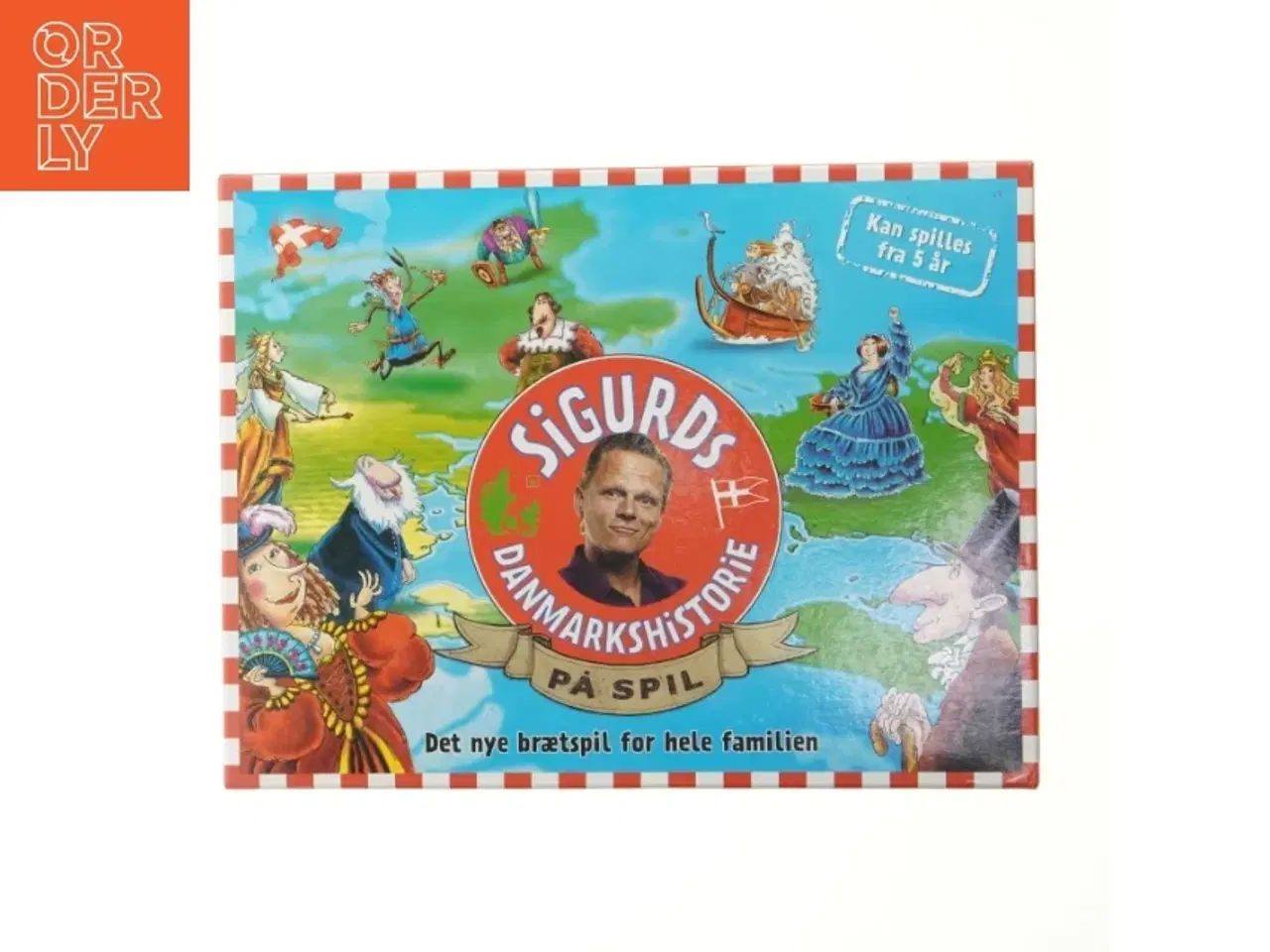 Billede 1 - Sigurds Danmarkshistorie brætspil fra Politikens forlag (str. 42x32 cm)