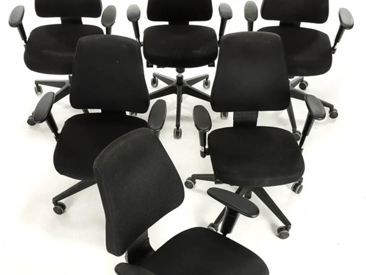 Billede 2 - Gode justerbare kontorstole 