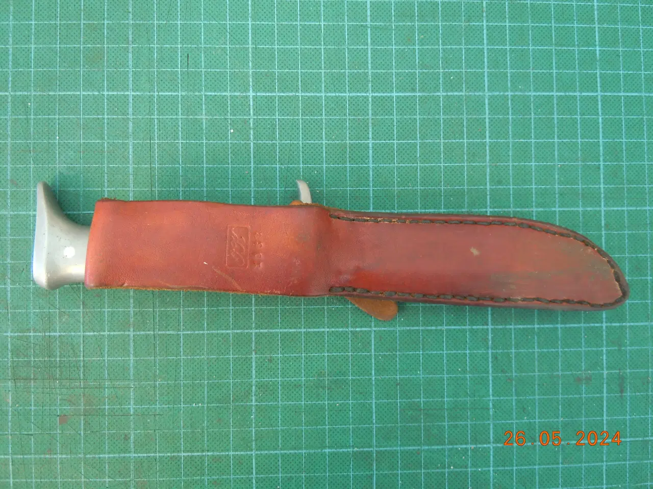 Billede 2 - Jagtdolk/fiskekniv 1960 i skede.