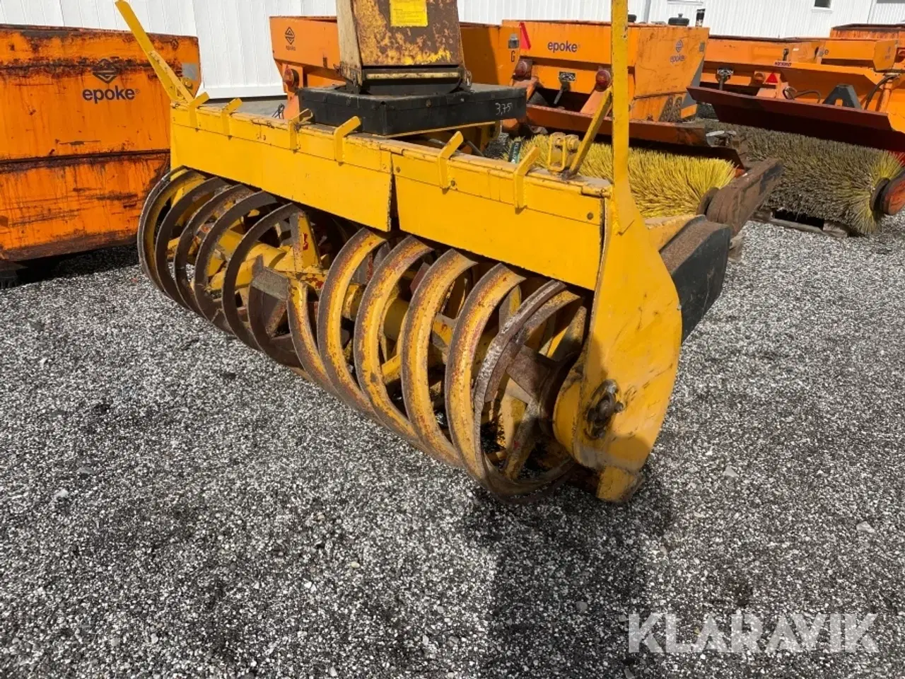 Billede 2 - Sneslynge / snefræser til traktor, PTO-drevet Kalbacher JM