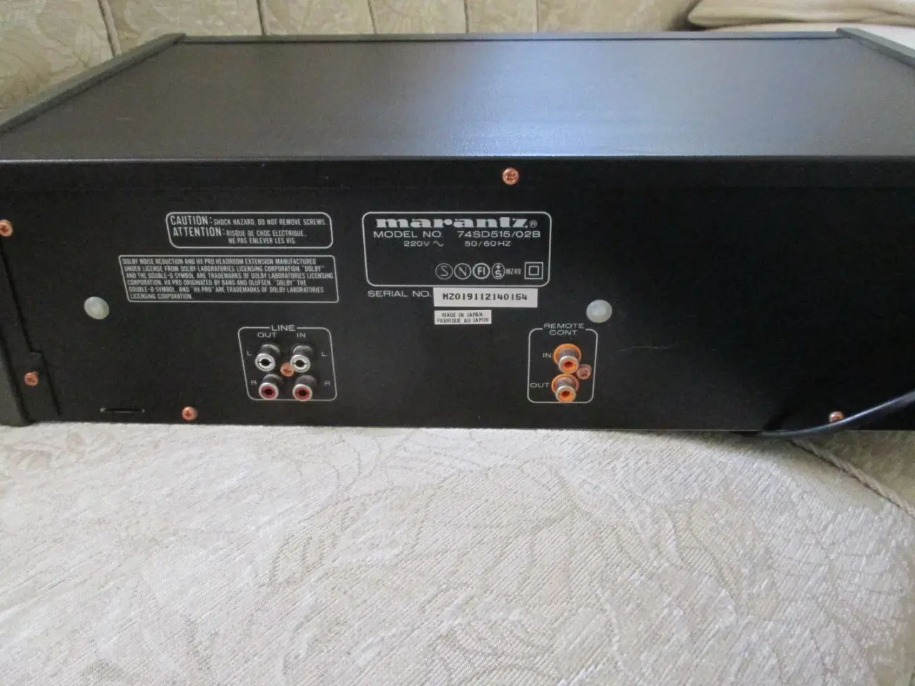 Billede 6 - Marantz SD515 kassettebåndoptager, dobbelt deck
