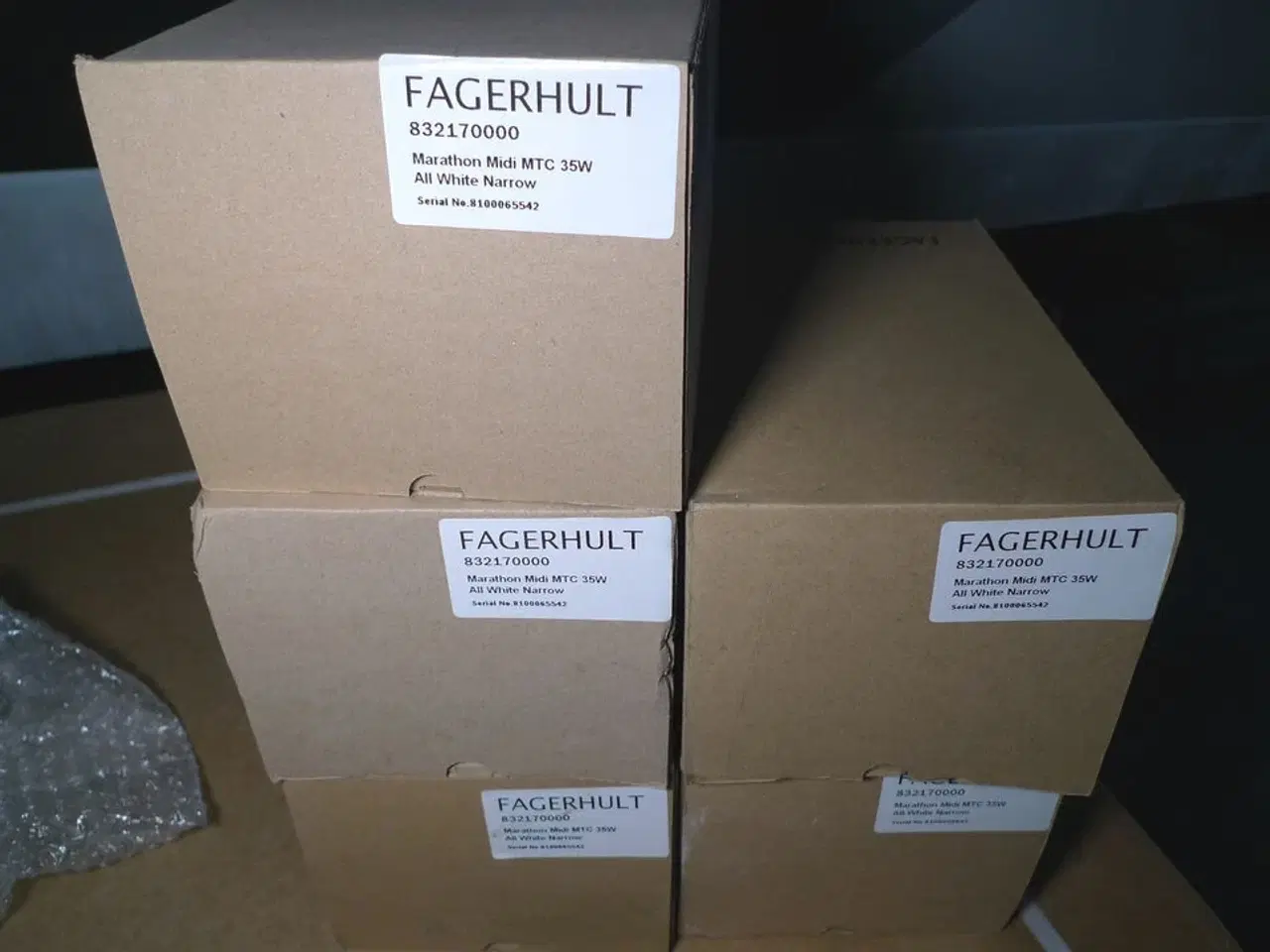 Billede 4 - 5 stk. lamper t/lysskinne, hvid