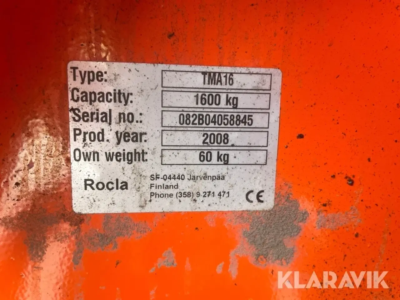 Billede 10 - Palleløfter Rocla TMA16
