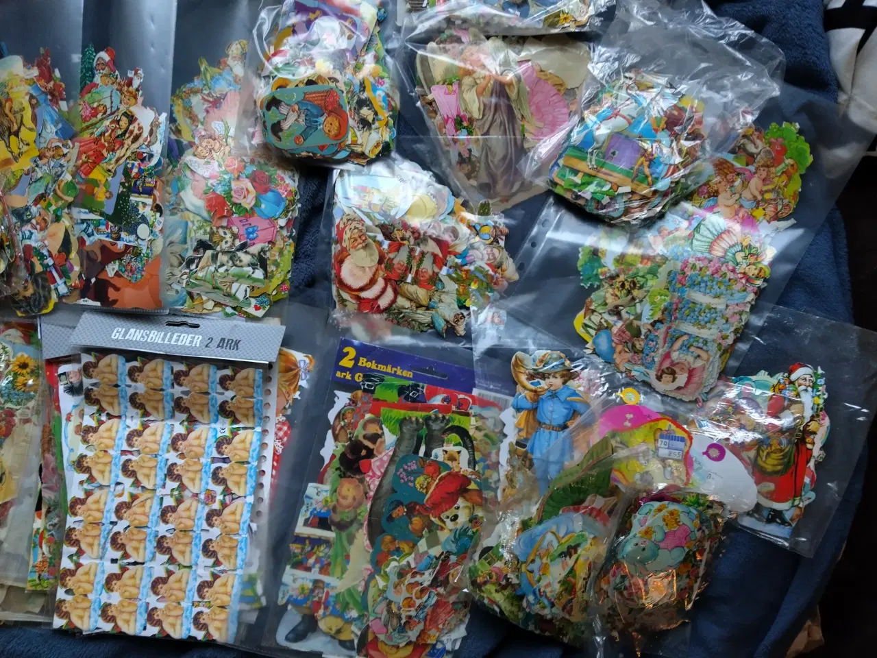 Billede 3 - Kæmpe kæmpe samling af glansbilleder