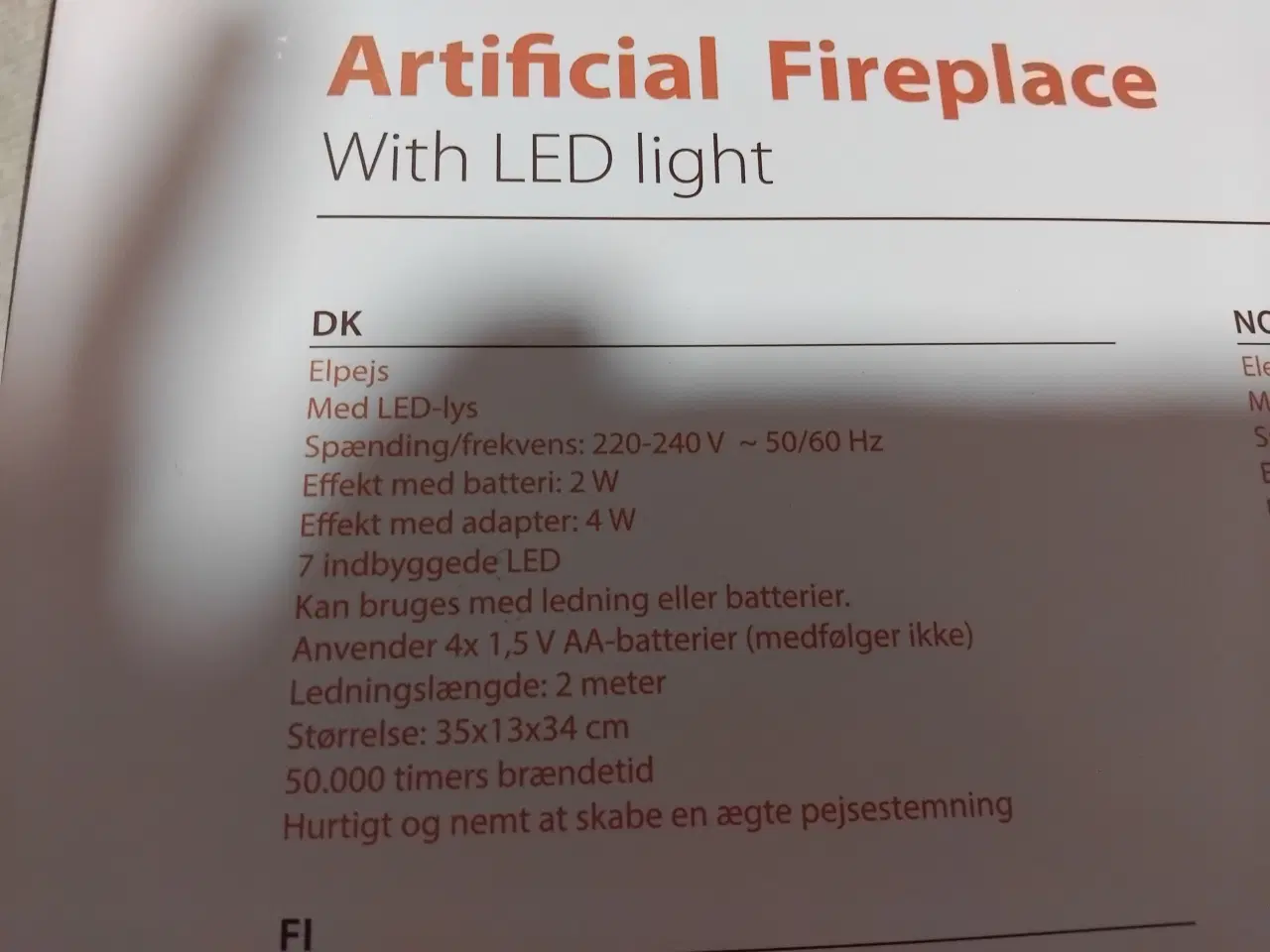 Billede 3 - Super hyggelig snyde-pejs