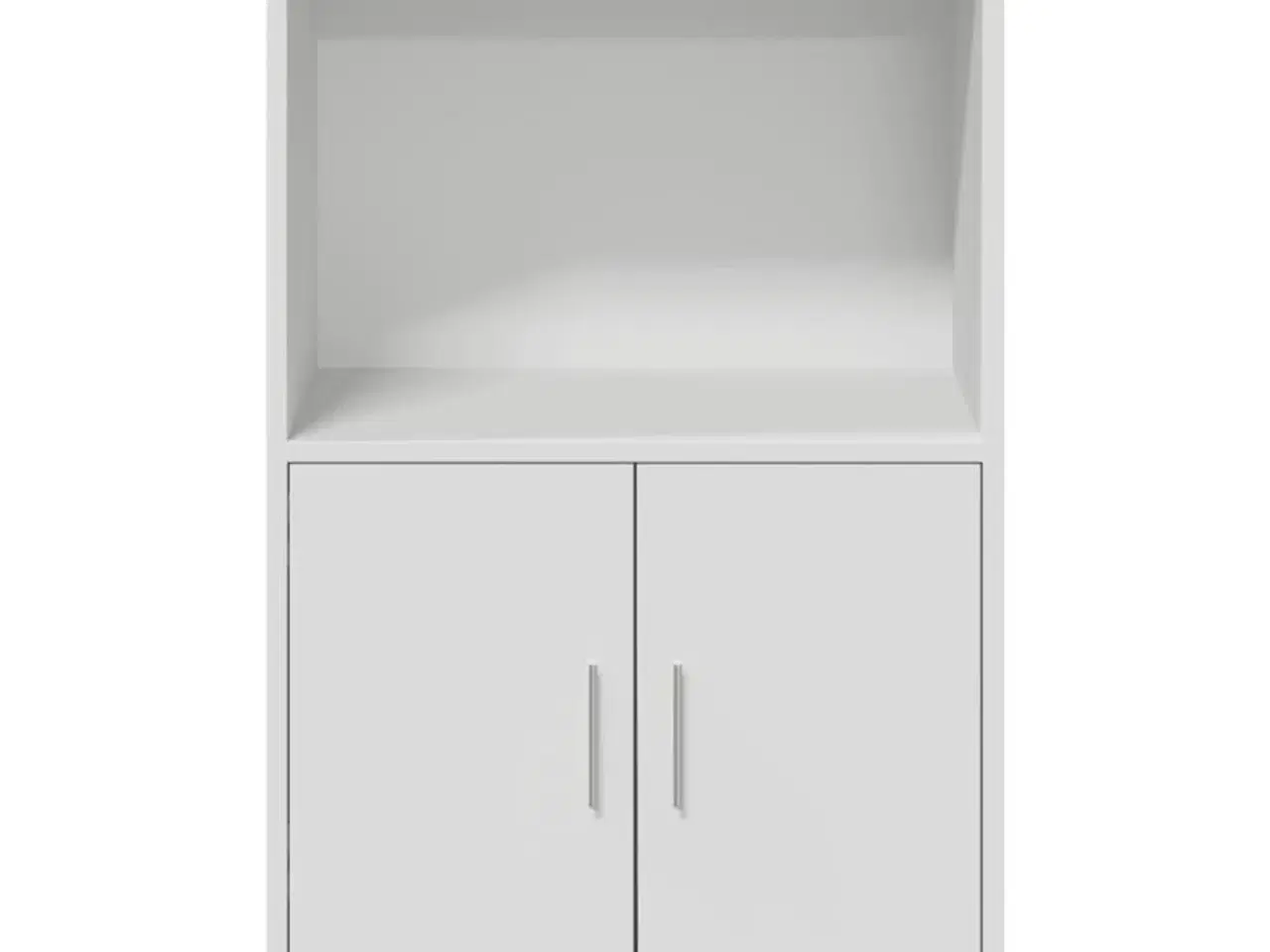 Billede 4 - Rullebord 55x40x91 cm konstrueret træ hvid