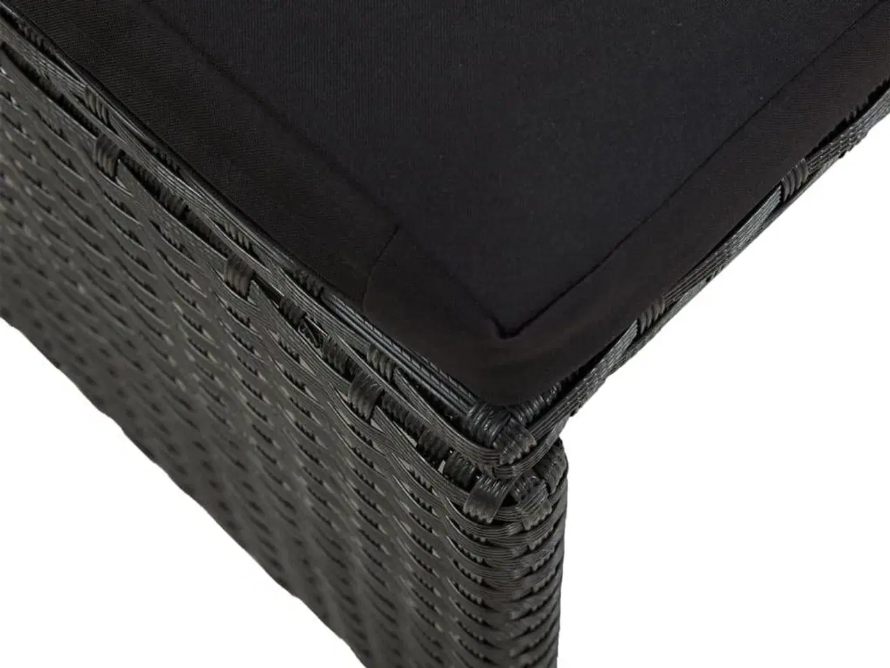 Billede 5 - Haveskamler med hynder 2 stk. polyrattan sort