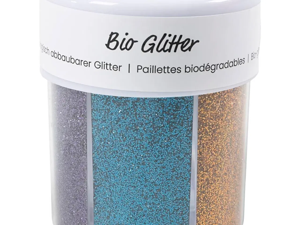 Billede 1 - Bionedbrydelig Bio-Glimmer, 6 Ass. Farver, 28ml