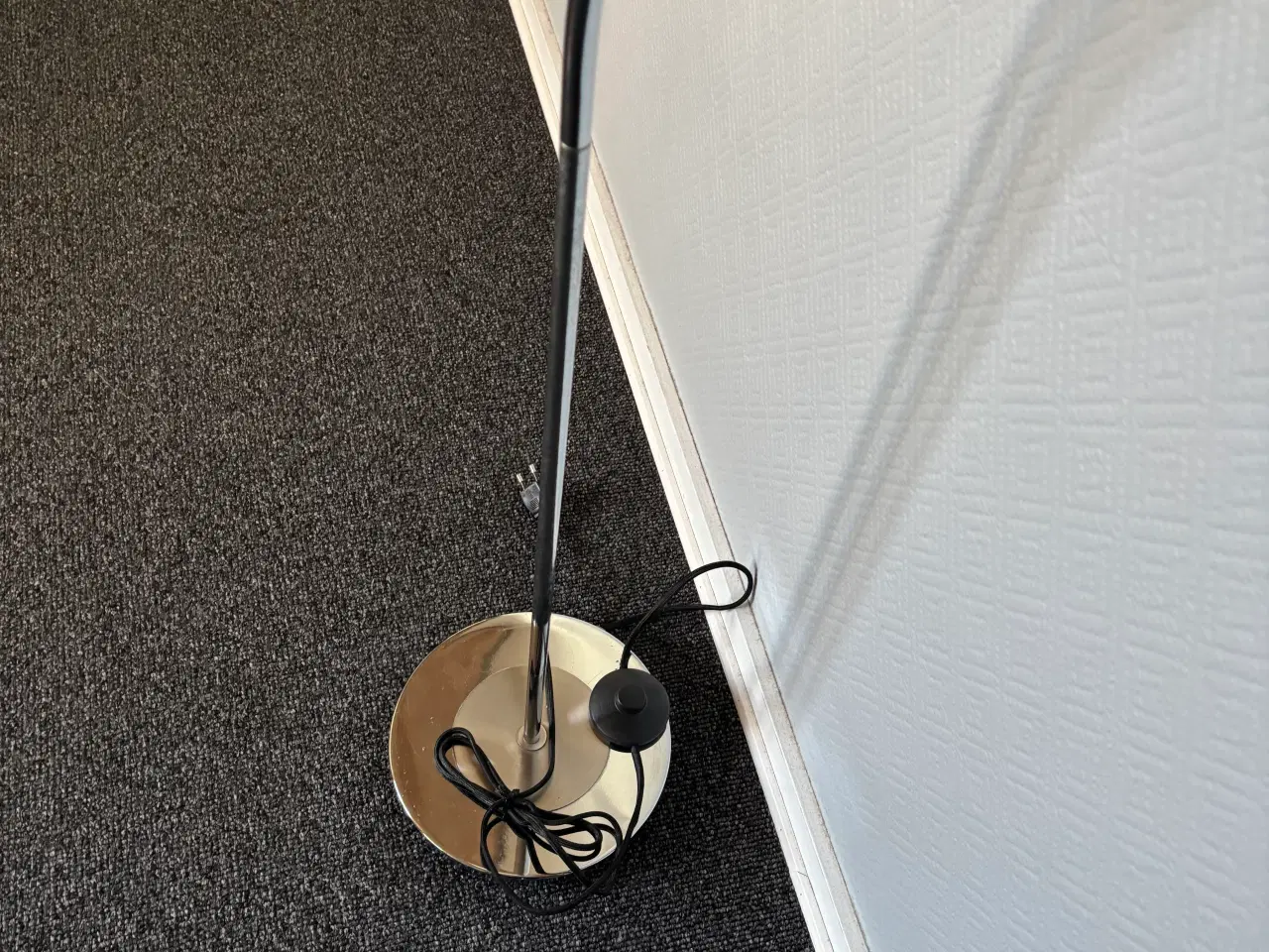 Billede 4 - Standerlampe med glasskærm 