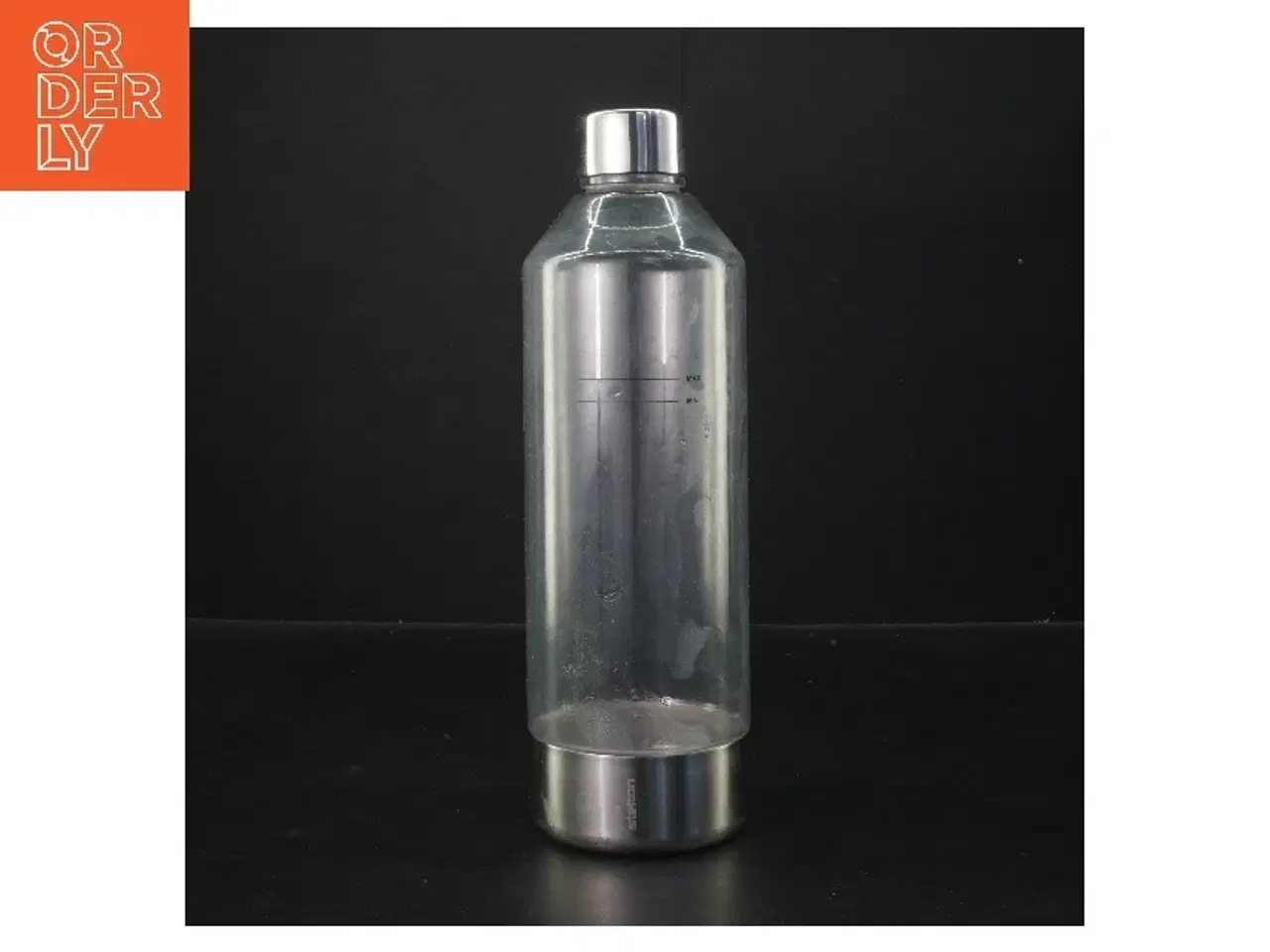 Billede 1 - Vandflaske i plast og stål fra Stelton (str. 27x8 cm)