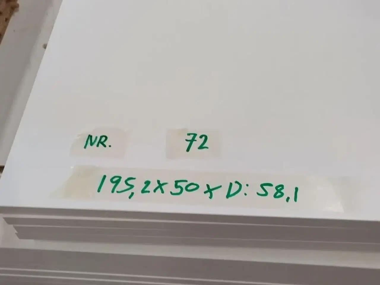 Billede 6 - 4 stk. usamlet højskabe H: 195,2 x B: 50 x D: 58,1 cm uden låger.